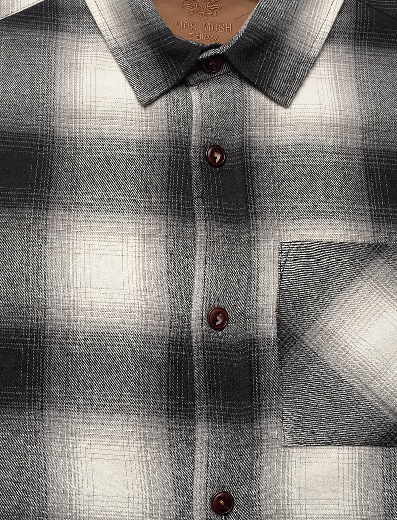 Mos Mosh Gallery - MMGDavid Shadow Overshirt - flannel-skjorter - light grey - 2