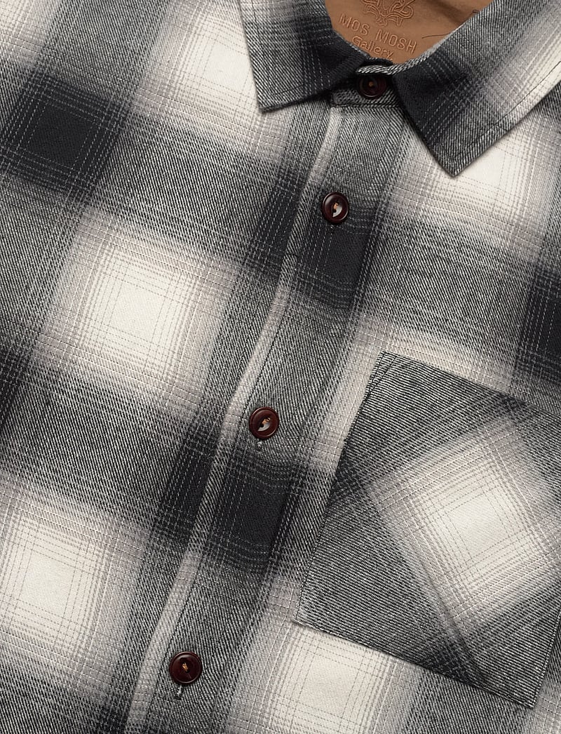 Mos Mosh Gallery - MMGDavid Shadow Overshirt - flannel-skjorter - light grey - 3