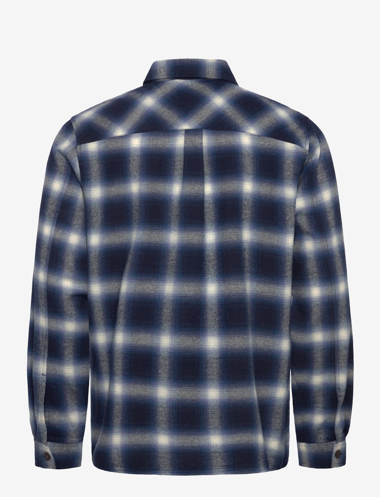 Mos Mosh Gallery - MMGDavid Shadow Overshirt - flanellskjortor - salute navy - 1