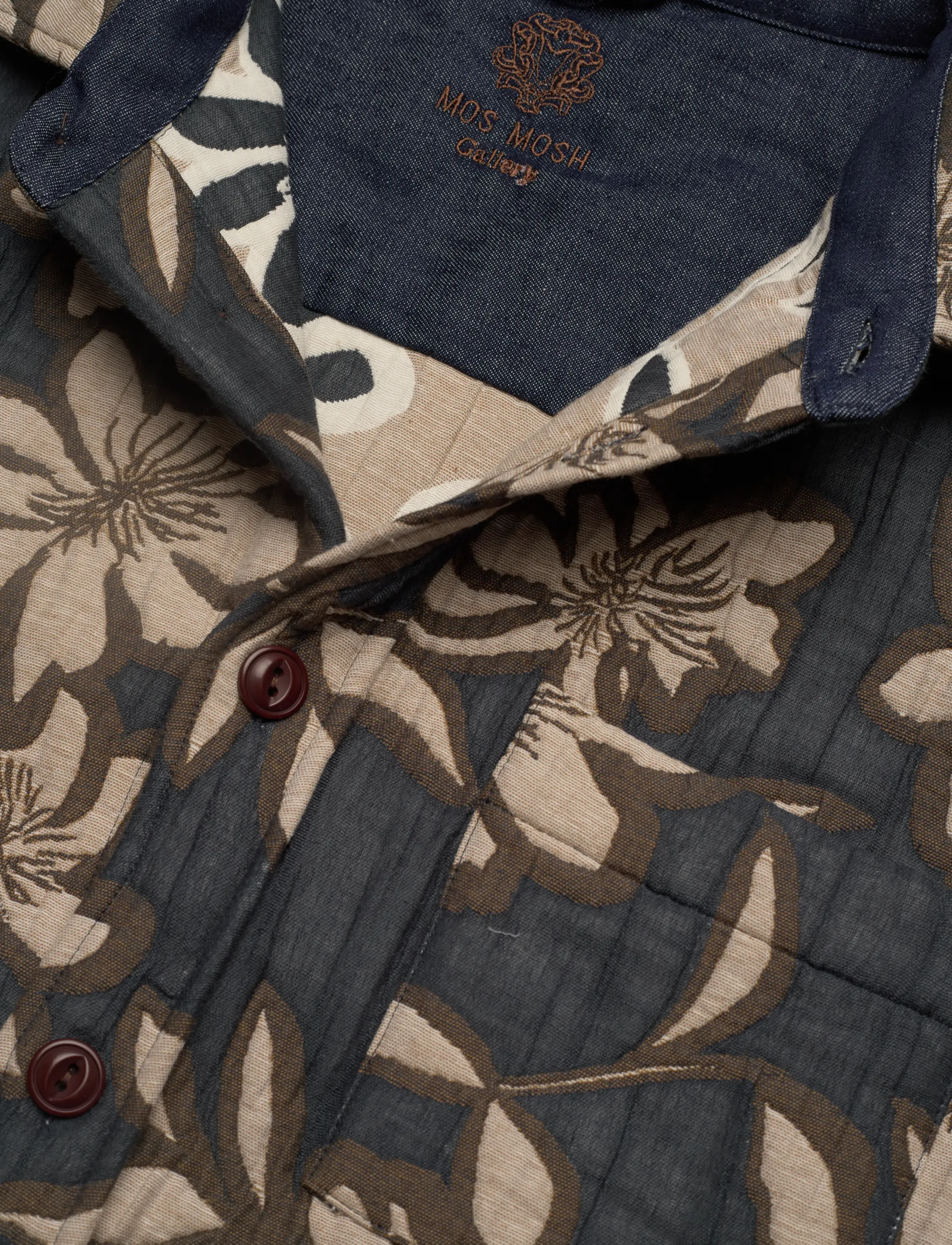 Mos Mosh Gallery - MMGDavid Gallia Overshirt - vintage indigo - 2