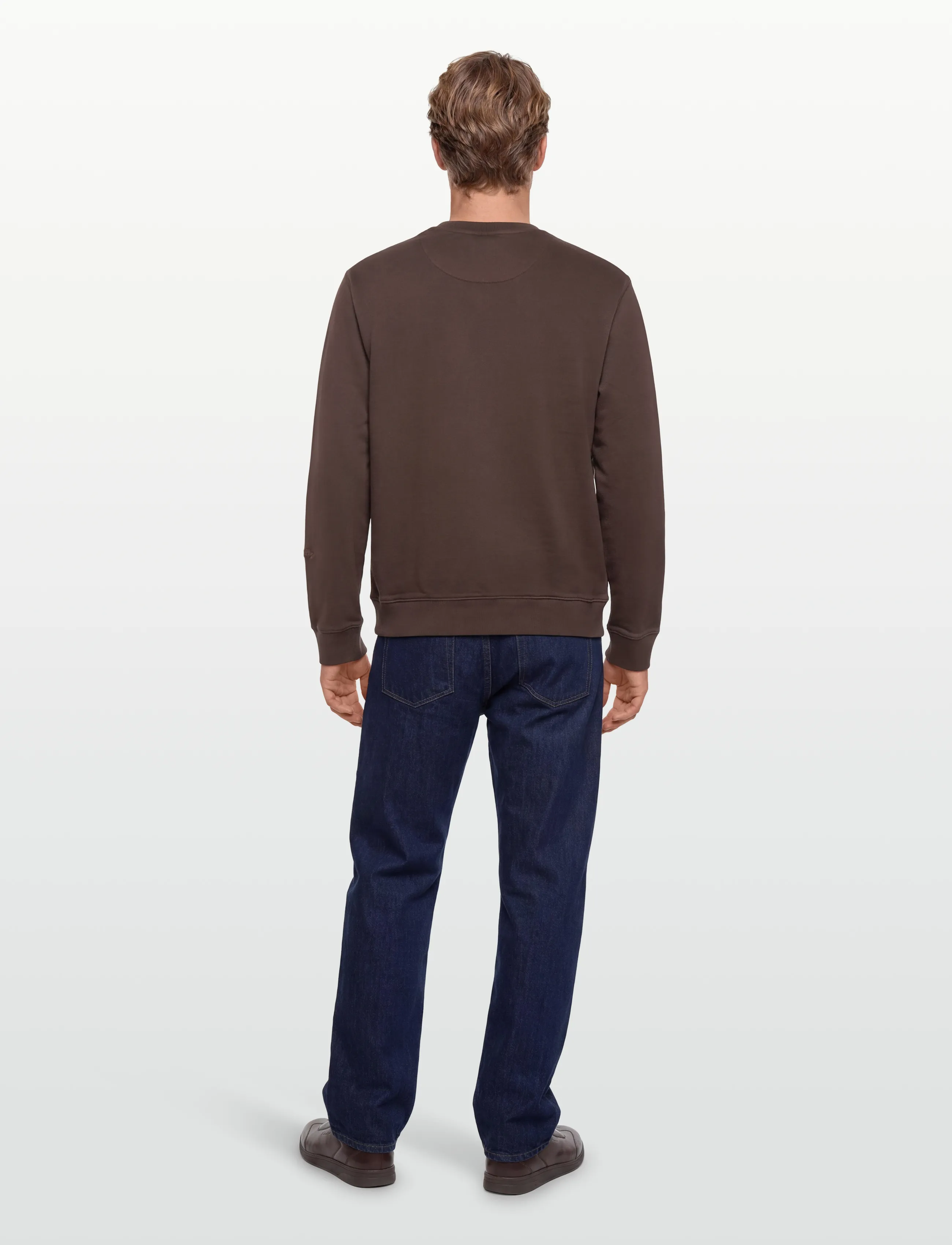 Mos Mosh Gallery - MMGFrench Faded Sweat - sweatshirts - chocolate brown - 4