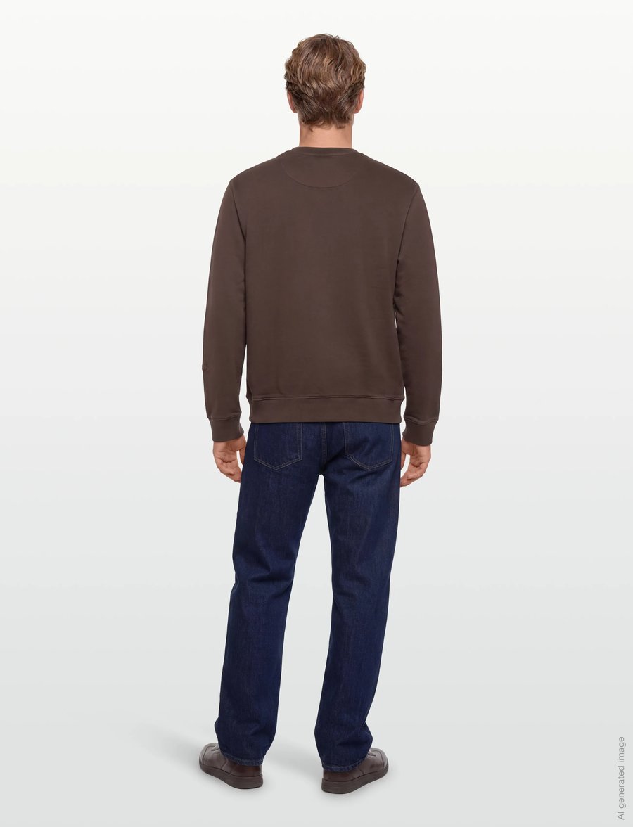 Mos Mosh Gallery - MMGFrench Faded Sweat - sweatshirts - chocolate brown - 4