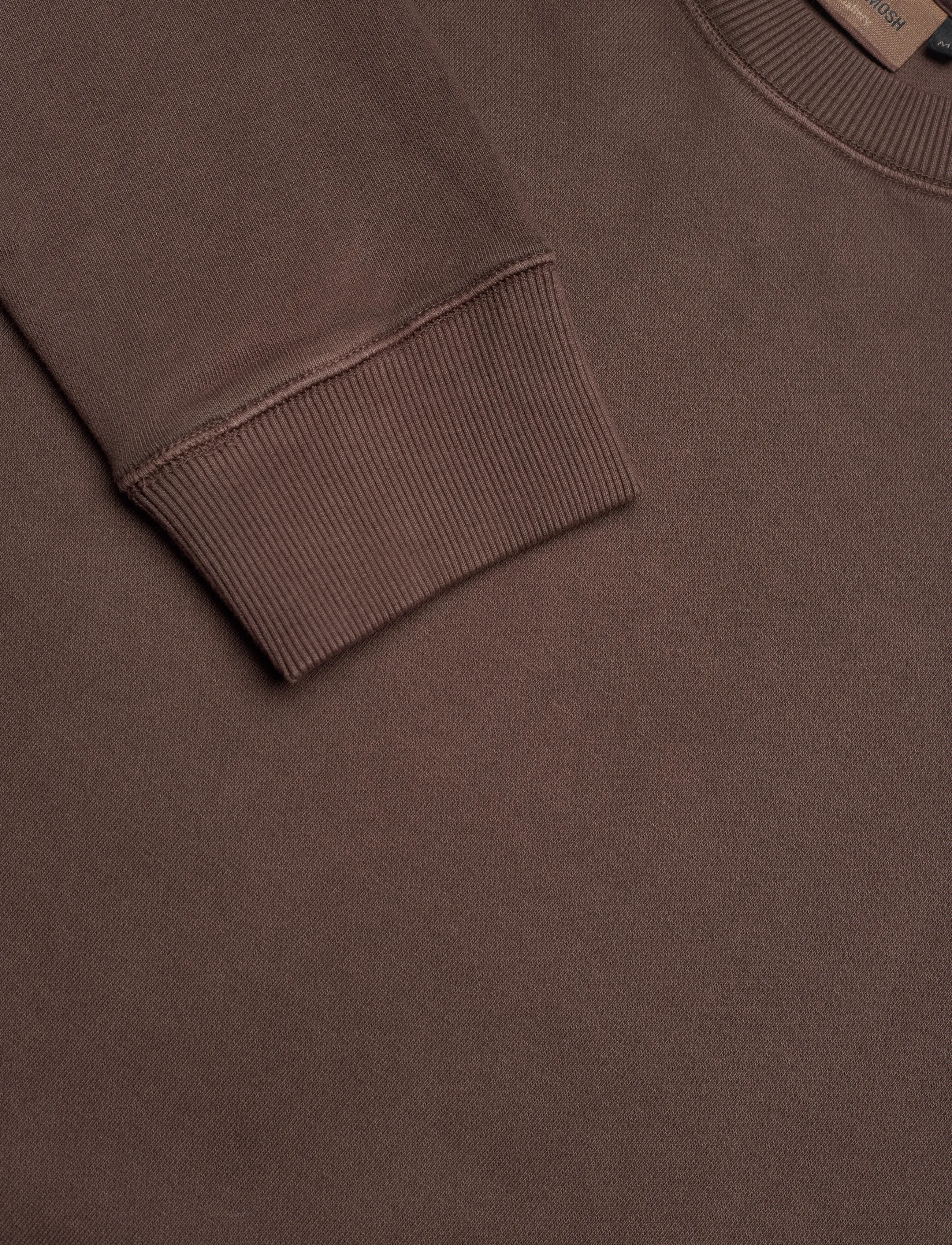 Mos Mosh Gallery - MMGFrench Faded Sweat - shop efter anledning - chocolate brown - 2