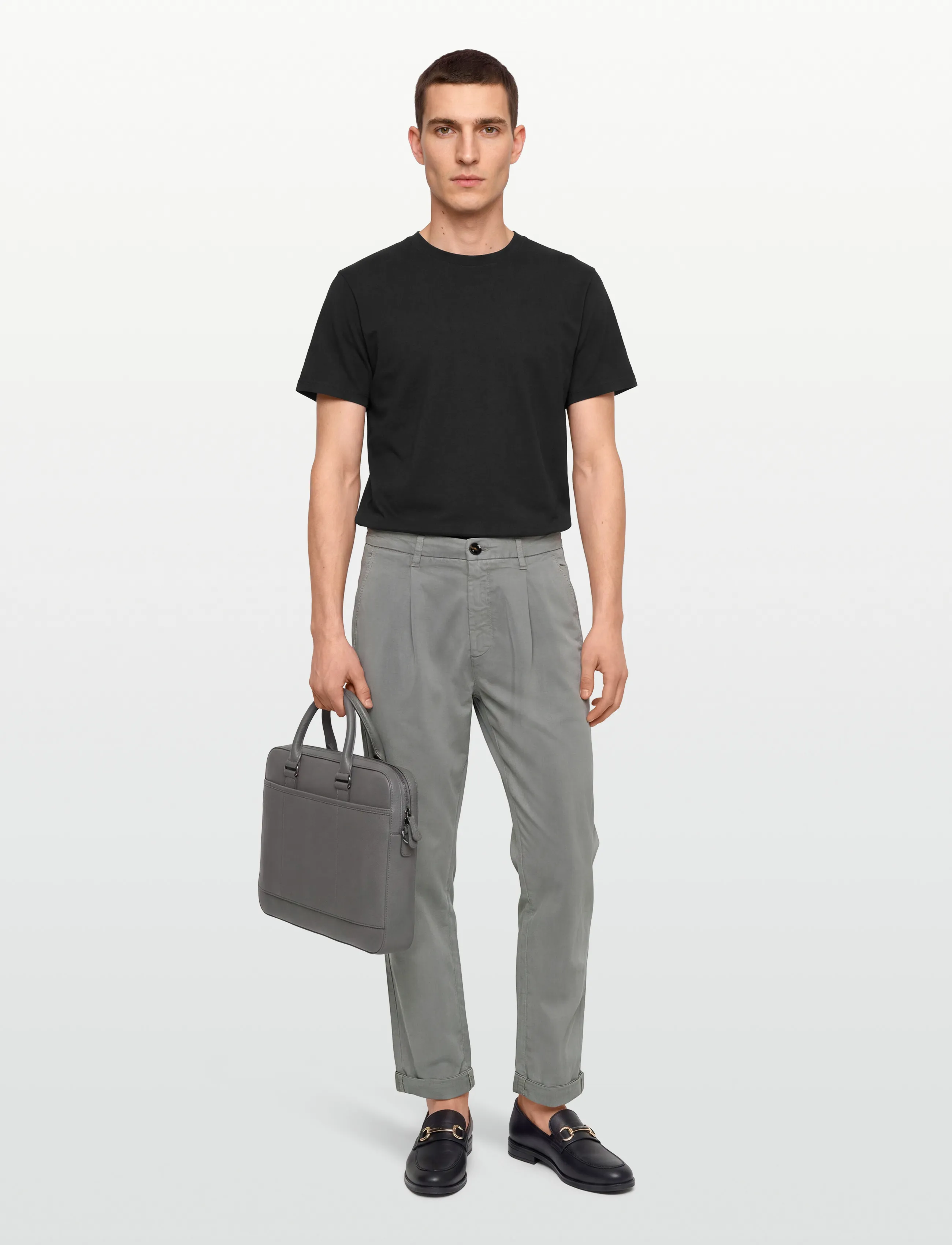 Mos Mosh Gallery Mmgjones All-Day Pant, 31 Regular, Grey, Bukser > Afslappet, Herre