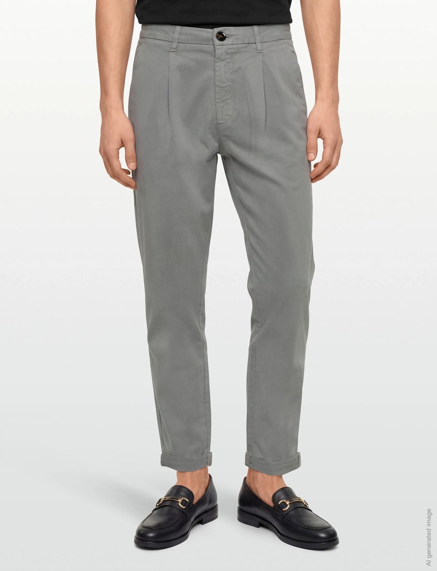 Mos Mosh Gallery - MMGJones All-Day Pant - casual bukser - monument - 3