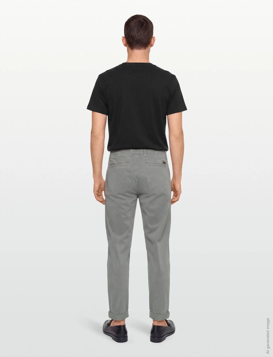 Mos Mosh Gallery - MMGJones All-Day Pant - casual bukser - monument - 4