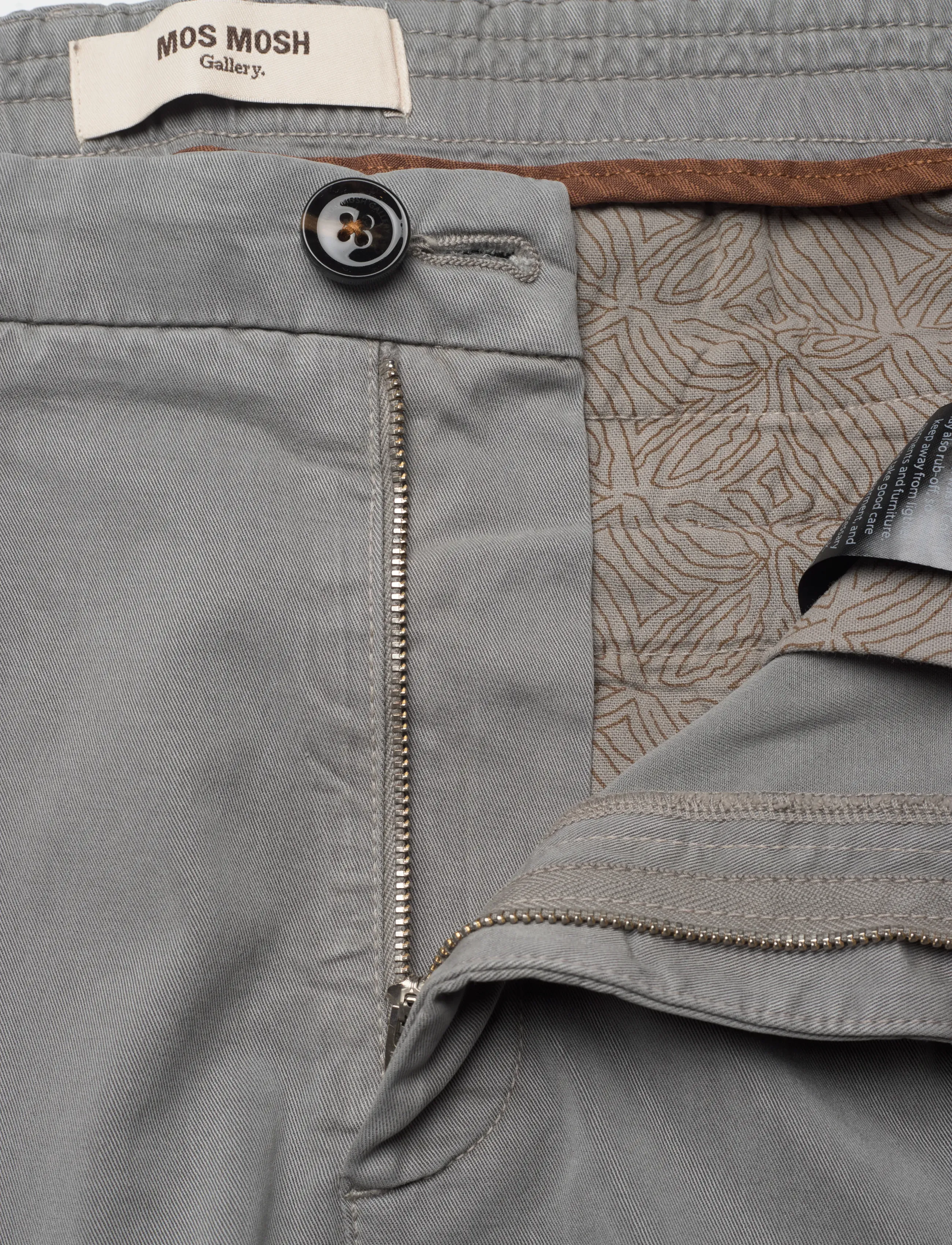 Mos Mosh Gallery - MMGJones All-Day Pant - casual bukser - monument - 3