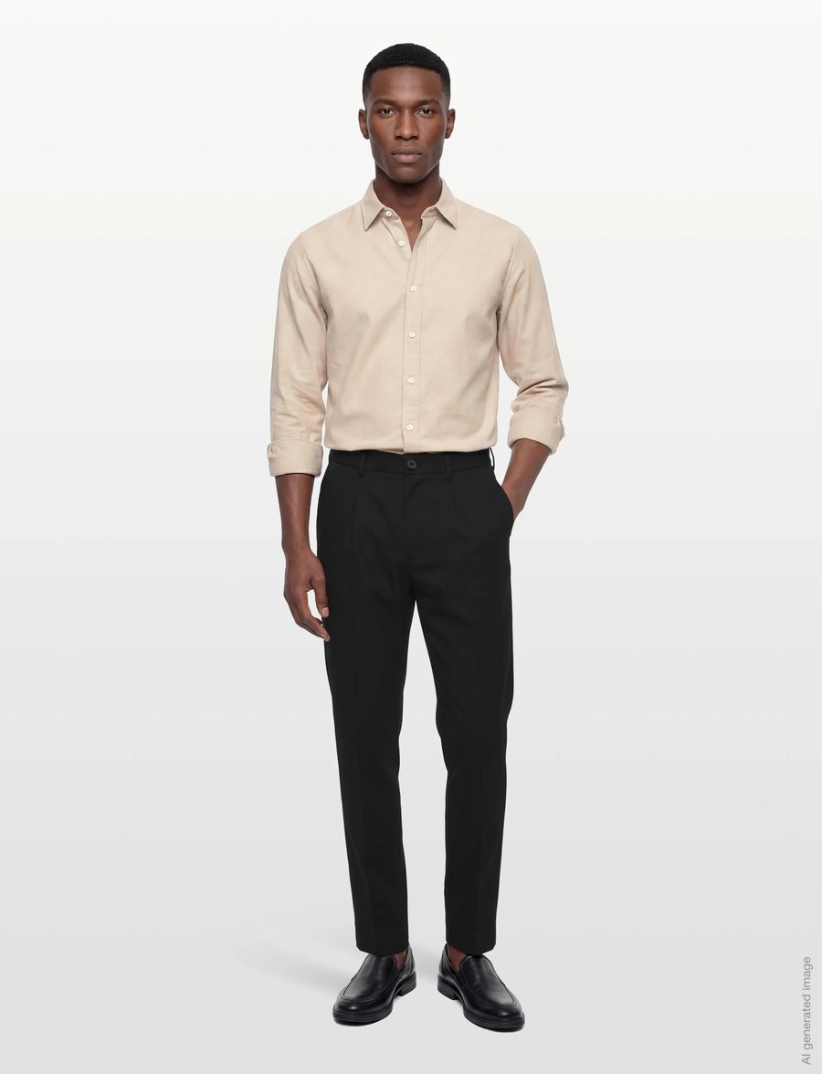Mos Mosh Gallery - MMGMarco Oxford Shirt - oxford skjorter - chateau gray - 0