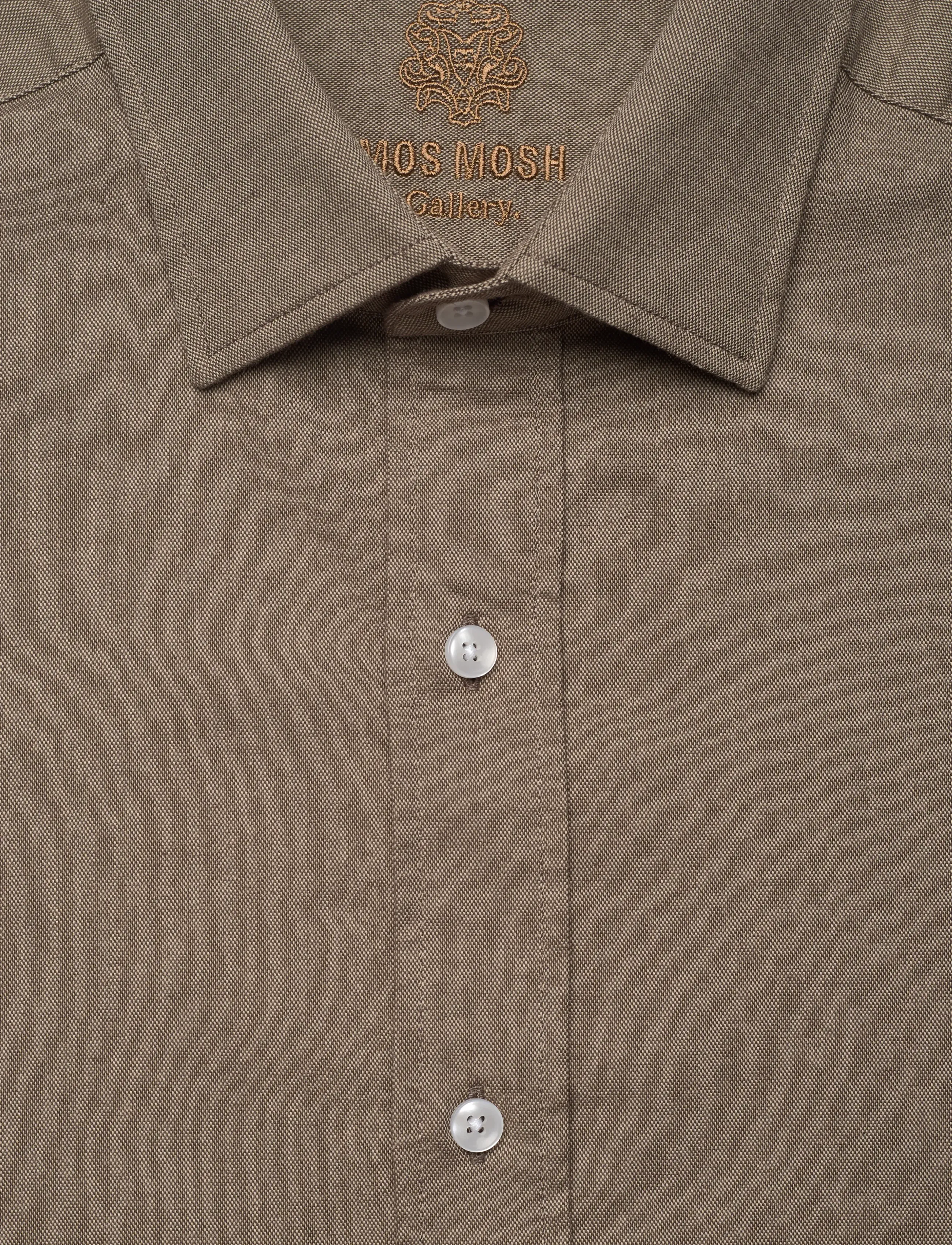 Mos Mosh Gallery - MMGMarco Oxford Shirt - oxford-hemden - chocolate brown - 2