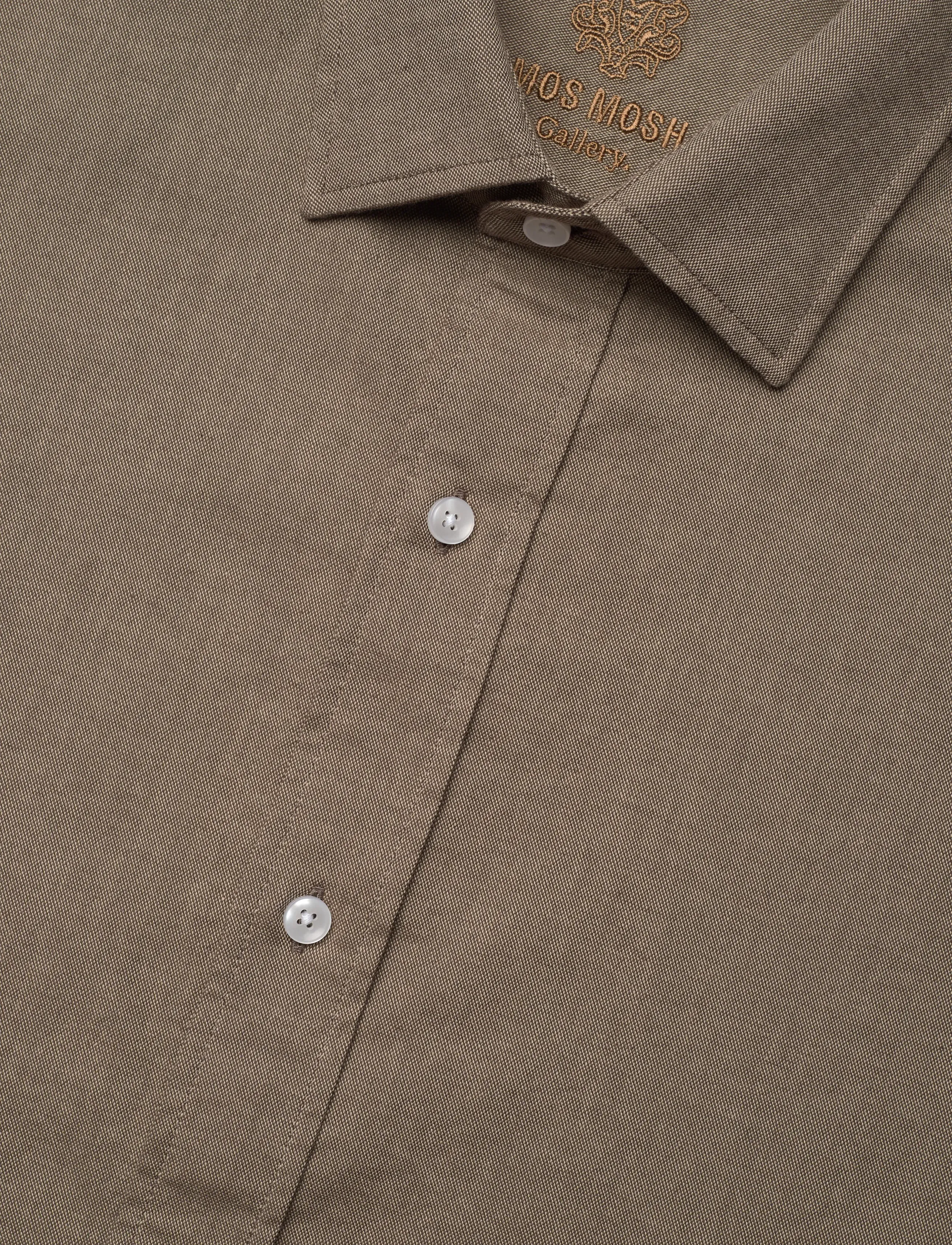 Mos Mosh Gallery - MMGMarco Oxford Shirt - oxford-hemden - chocolate brown - 3