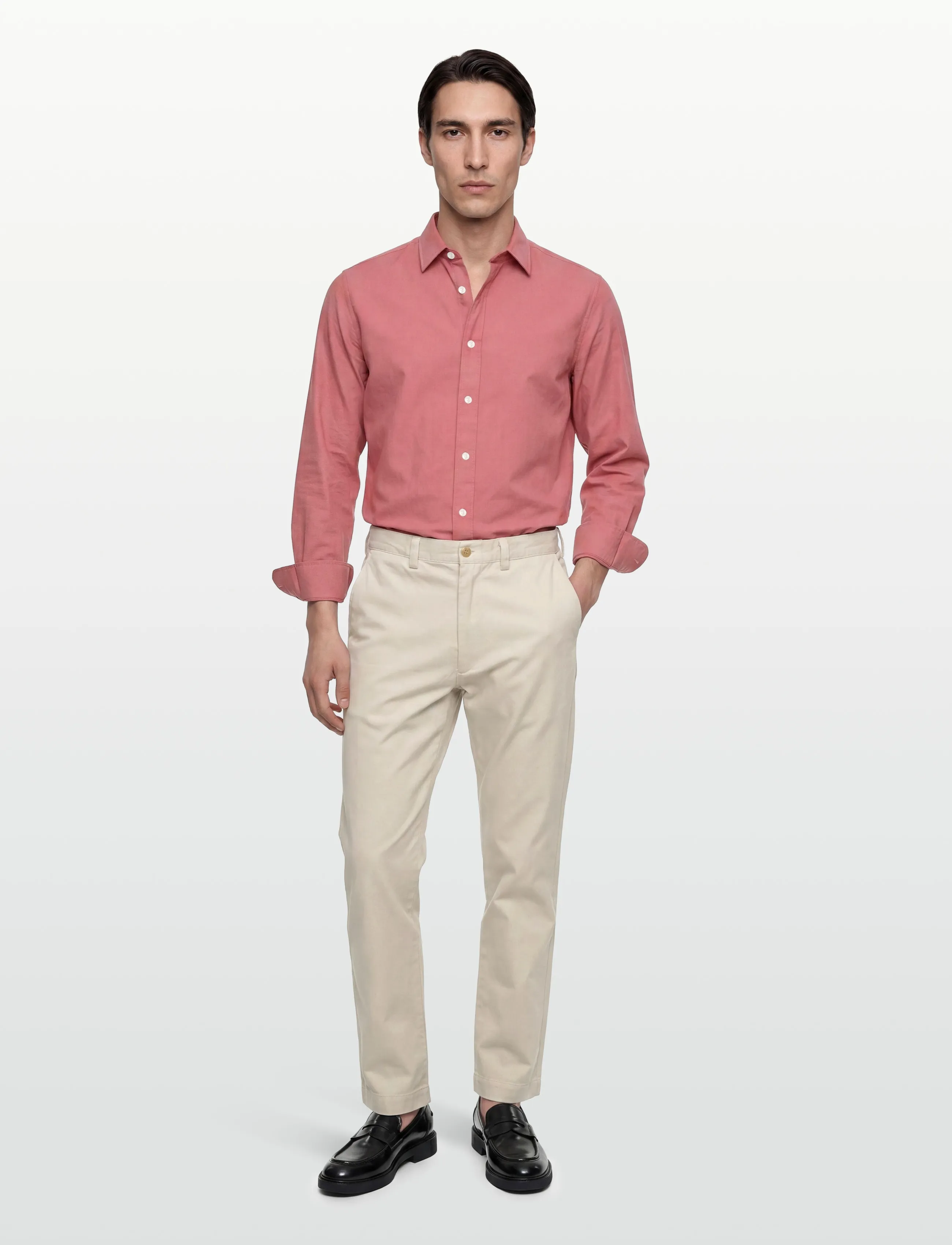 Mos Mosh Gallery MMGMarco Oxford Shirt - Shirts - ROSEDAWN / pink/rose