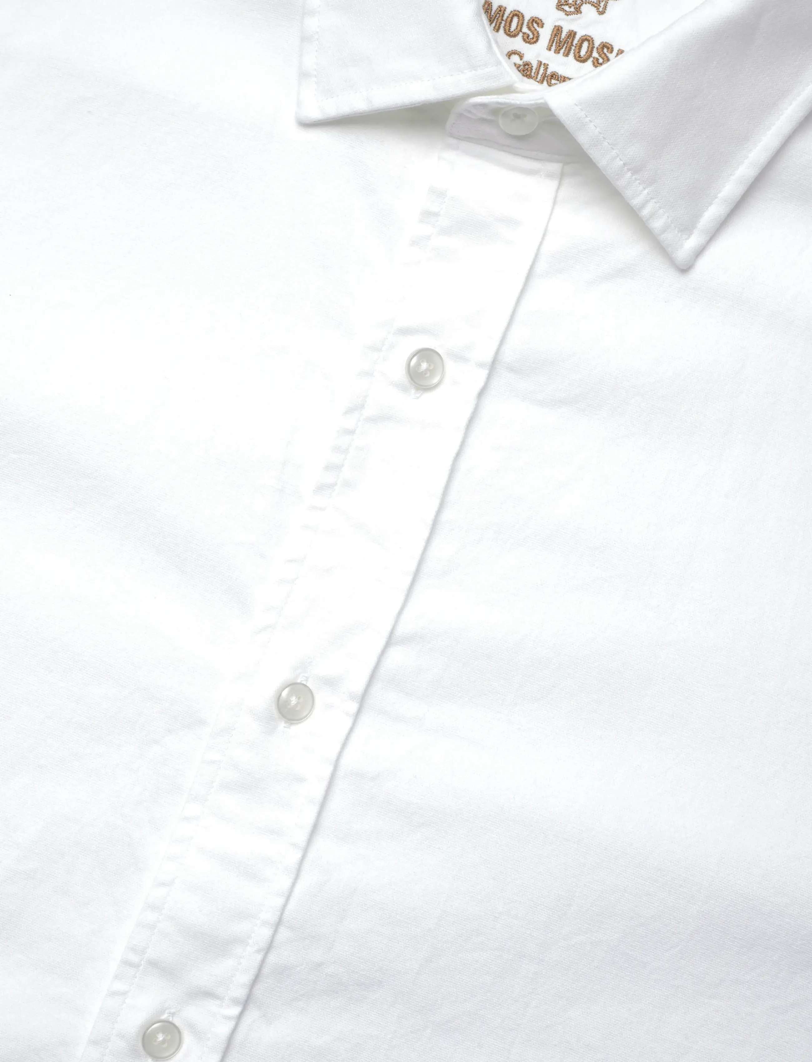 Mos Mosh Gallery - MMGMarco Oxford Shirt - oxford skjorter - white - 3