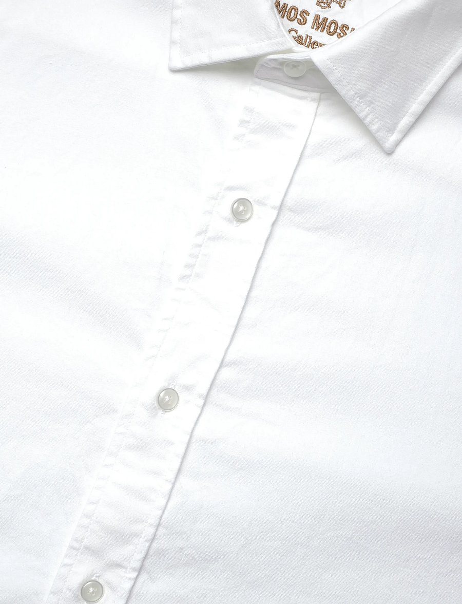 Mos Mosh Gallery - MMGMarco Oxford Shirt - oxford skjorter - white - 3