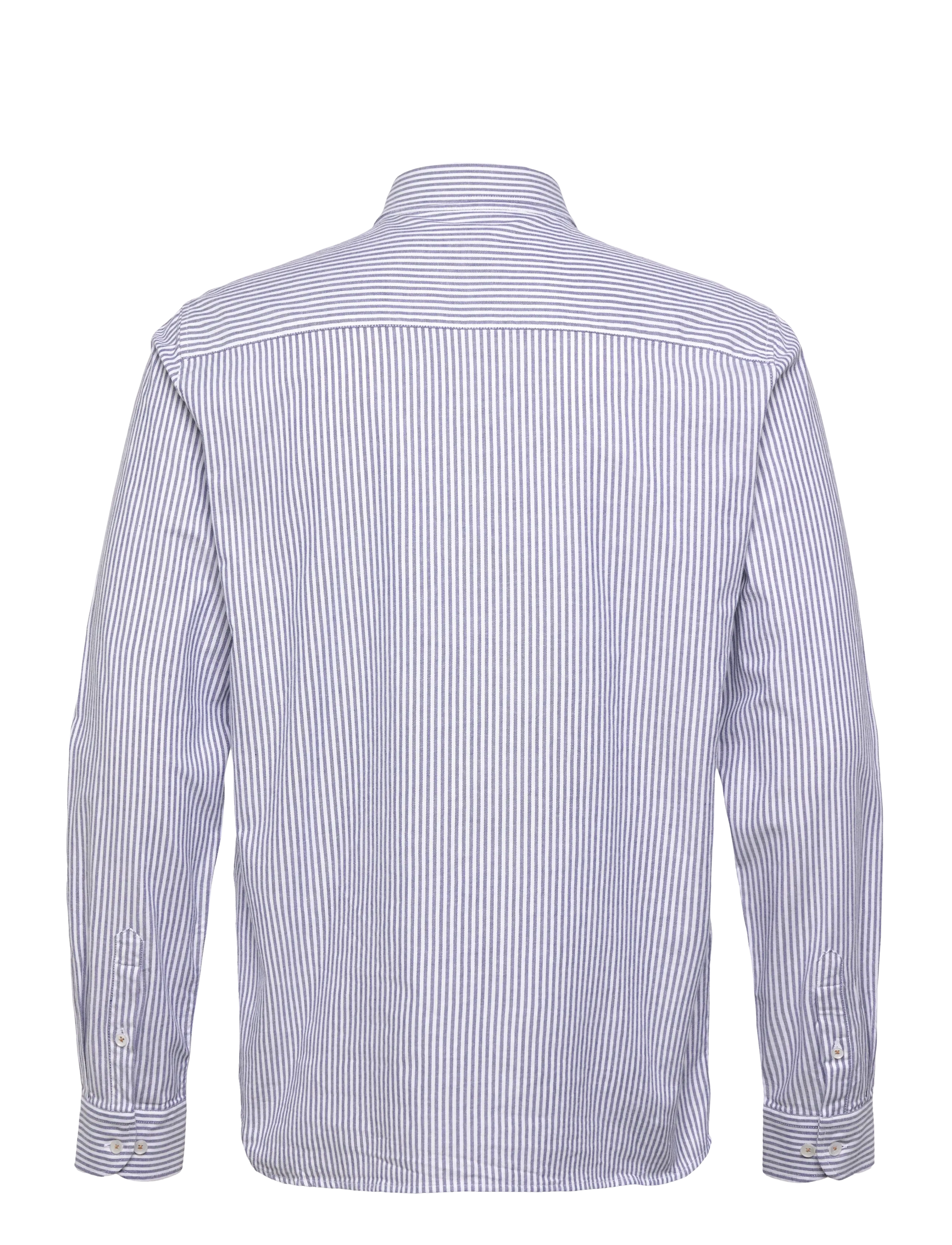 Mos Mosh Gallery - MMGMarco Oxford Stripe Shirt - oxford skjorter - light blue - 1