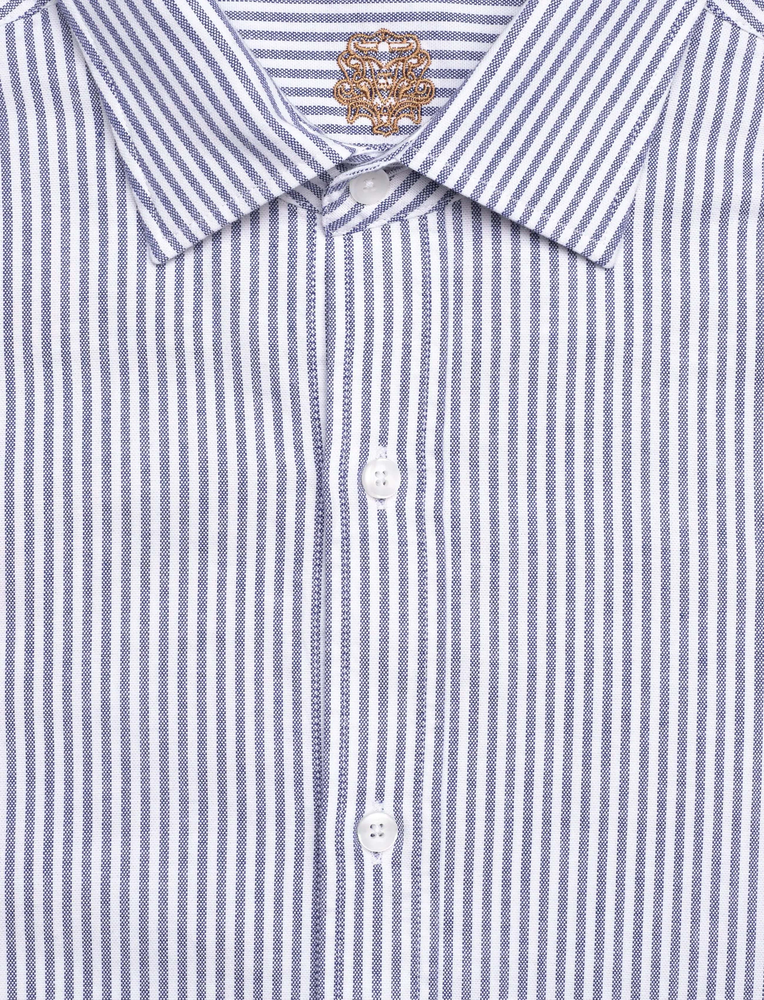 Mos Mosh Gallery - MMGMarco Oxford Stripe Shirt - oxford skjorter - light blue - 2