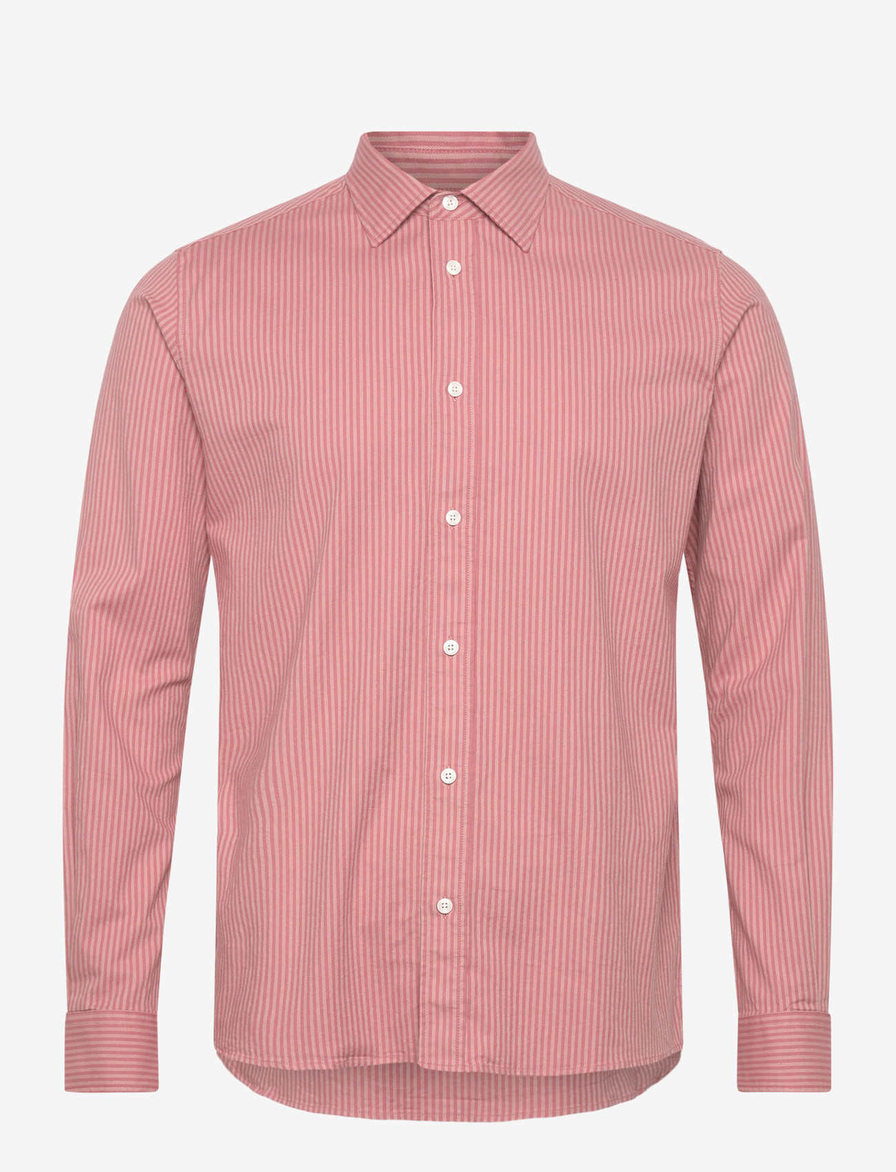 Mos Mosh Gallery - MMGMarco Oxford Stripe Shirt - stribede skjorter - rosedawn - 1