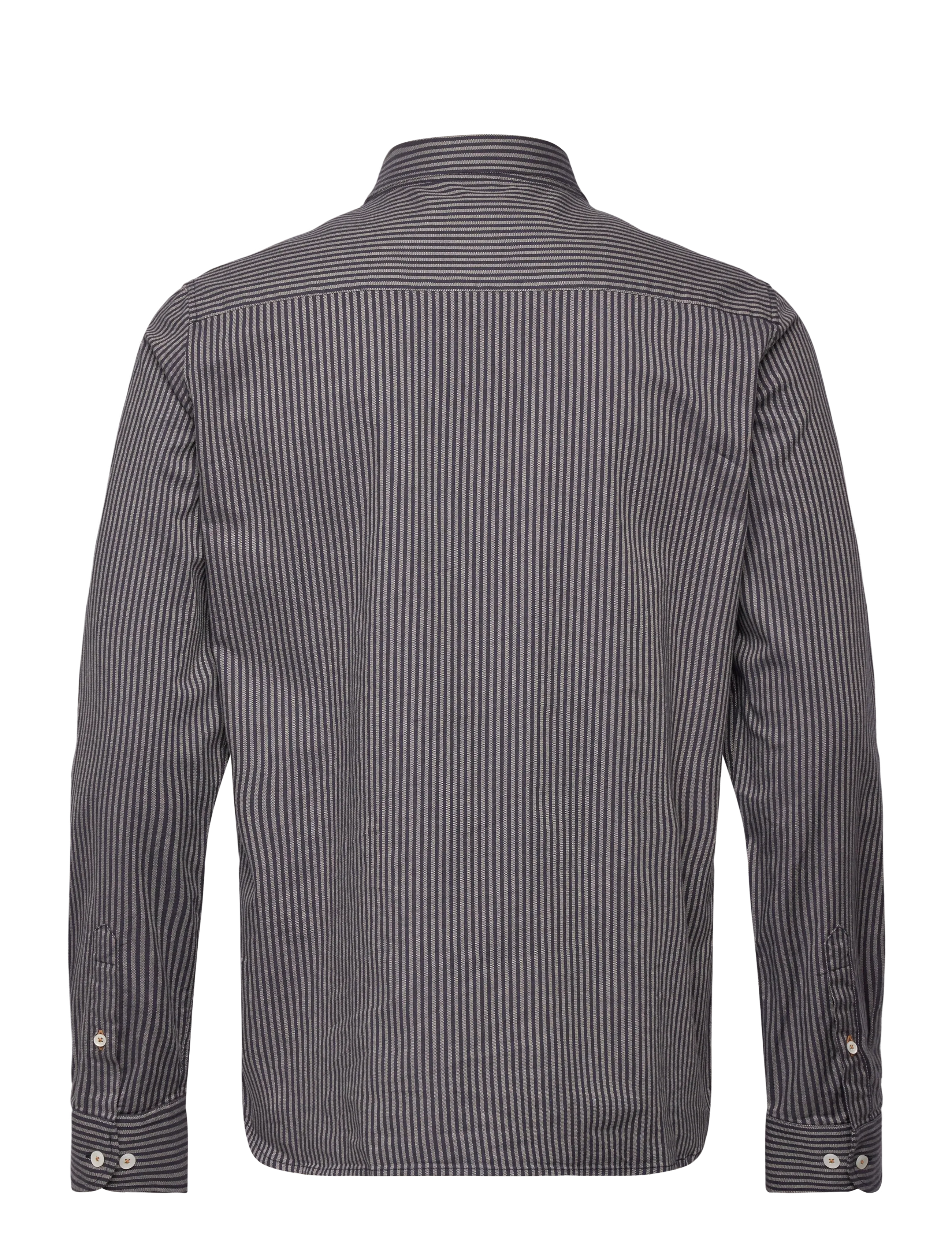 Mos Mosh Gallery - MMGMarco Oxford Stripe Shirt - stribede skjorter - salute navy - 2