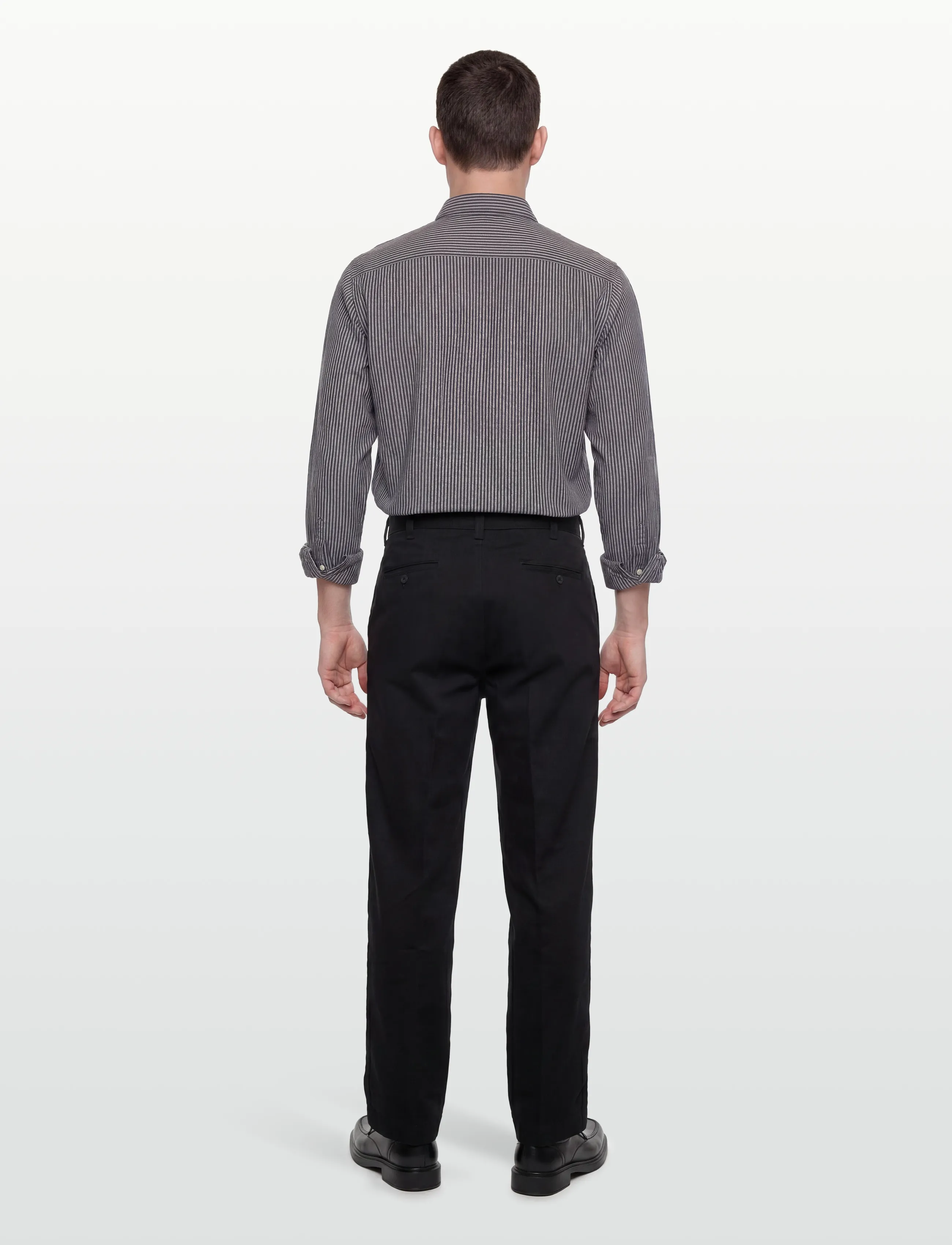 Mos Mosh Gallery - MMGMarco Oxford Stripe Shirt - stribede skjorter - salute navy - 4