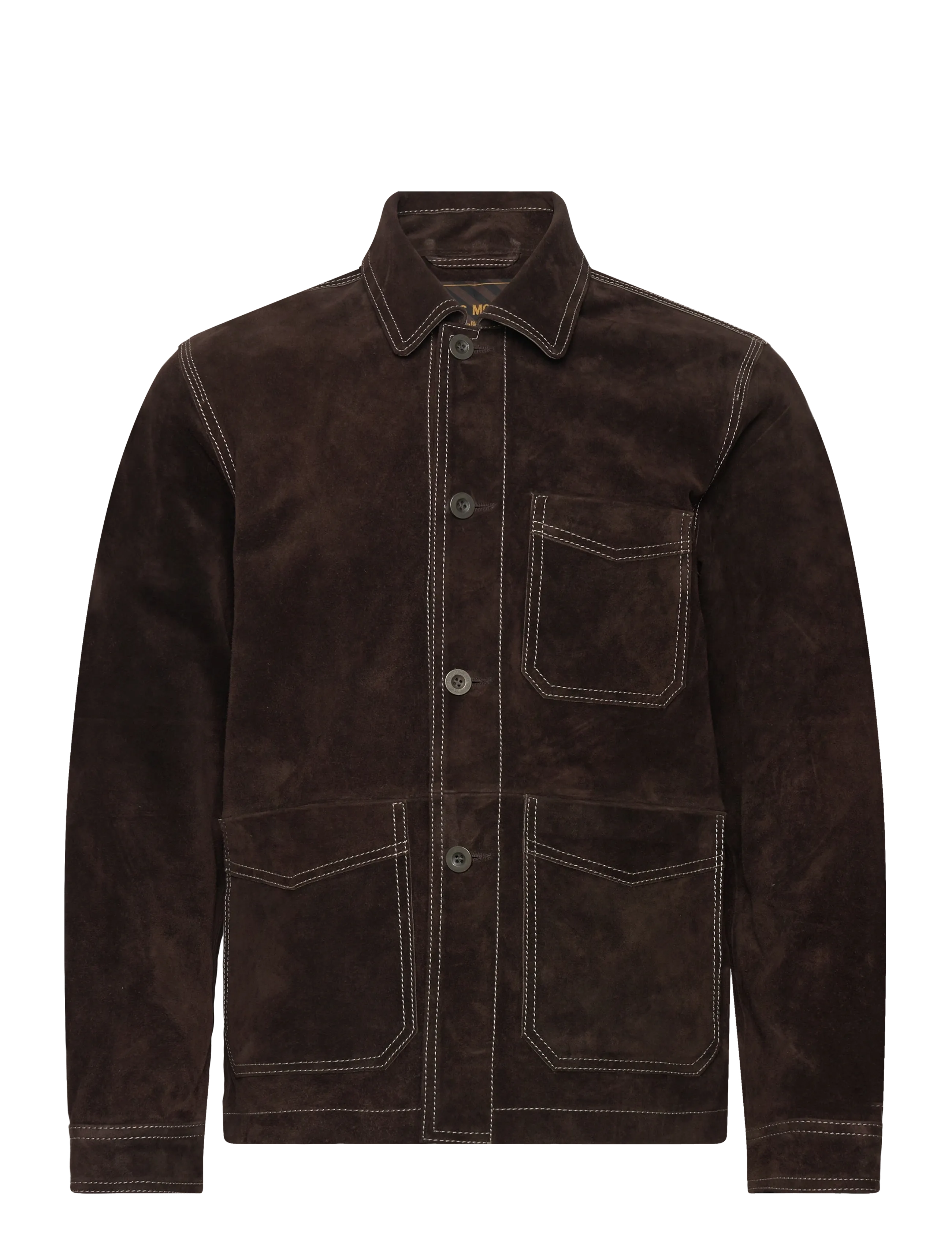 MMGJule Heavy-Suede Jacket - CHOCOLATE BROWN