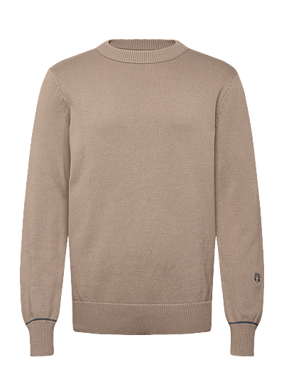 Mos Mosh Gallery MMGBarella Crew Knit - Clothing - ALUMINUM / beige