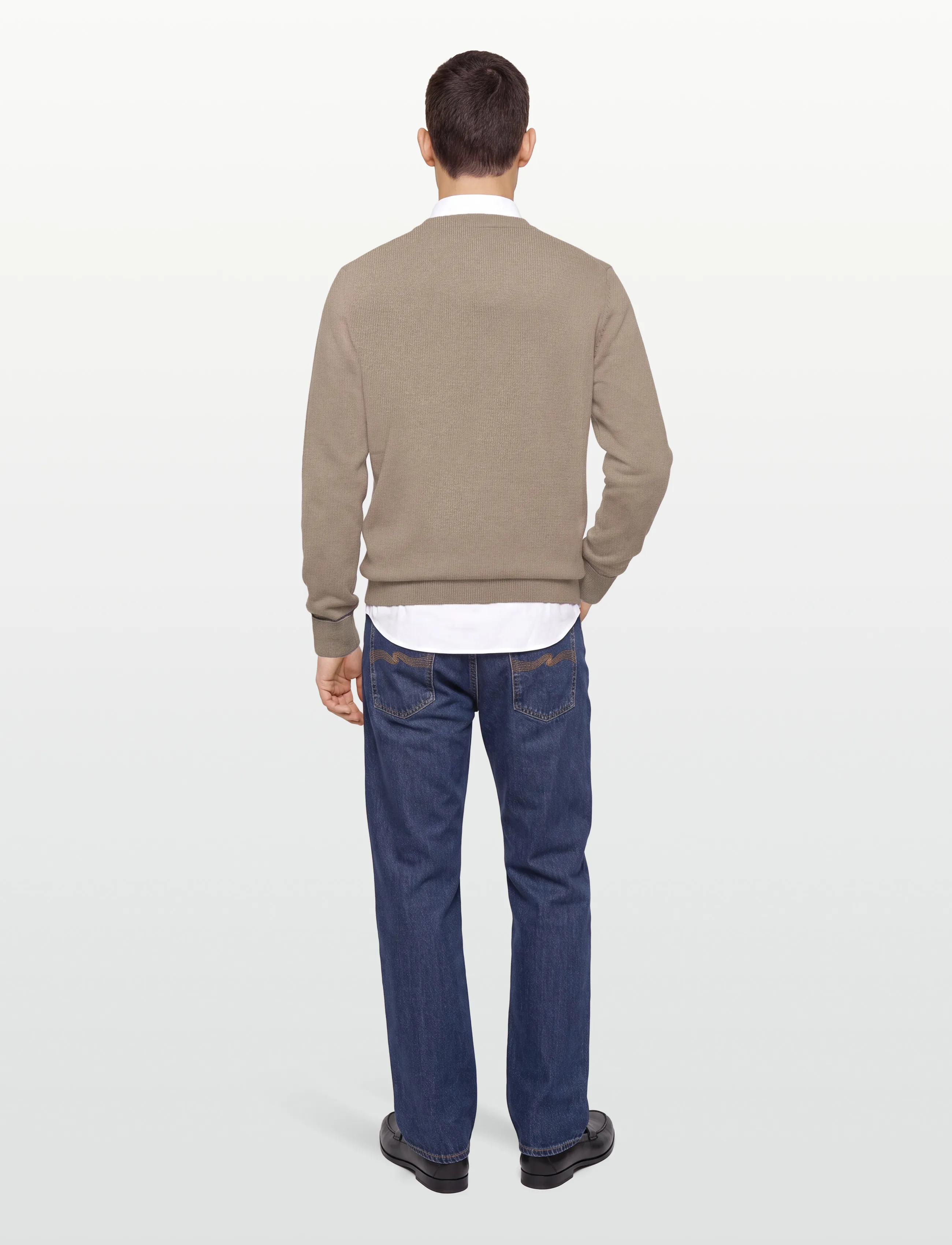 Mos Mosh Gallery - MMGBarella Crew Knit - rundhalsad - aluminum - 4