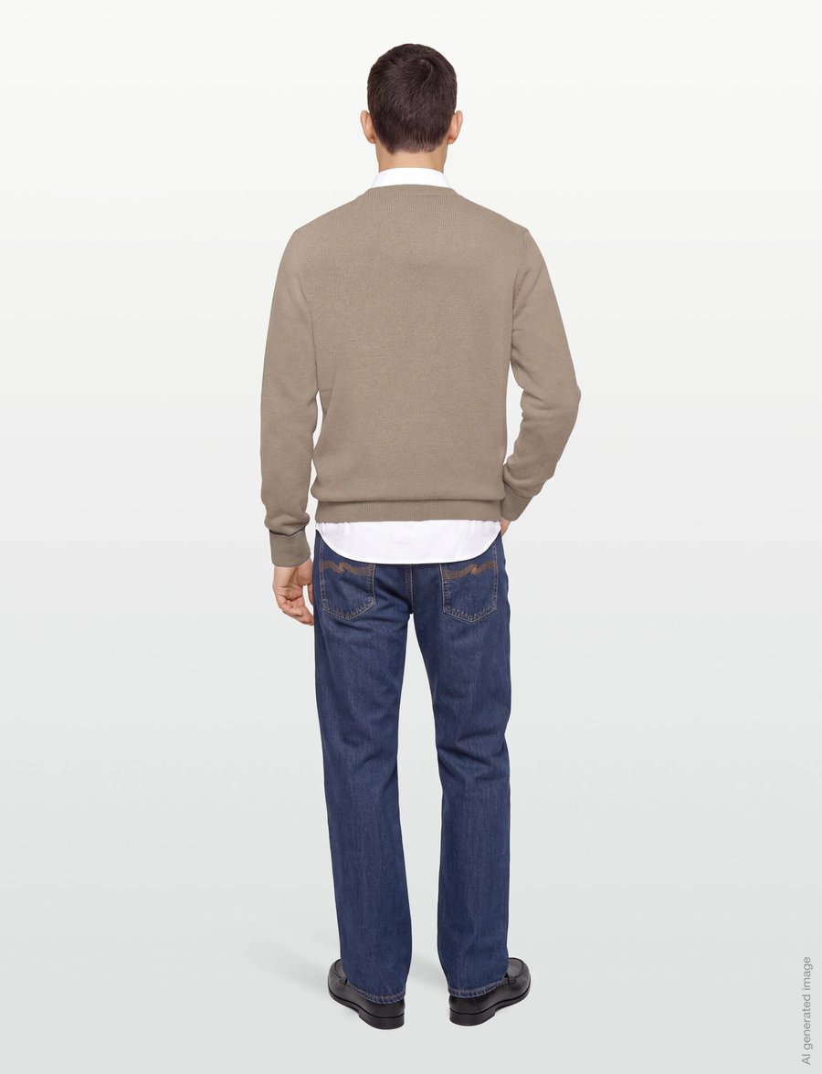 Mos Mosh Gallery - MMGBarella Crew Knit - rundhalsad - aluminum - 4