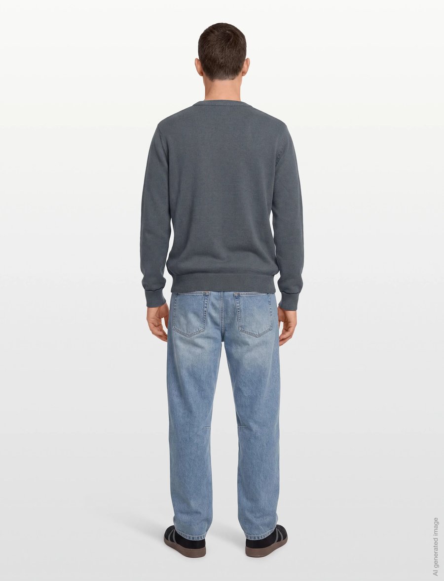 Mos Mosh Gallery - MMGBarella Crew Knit - rundhals - flint stone - 4