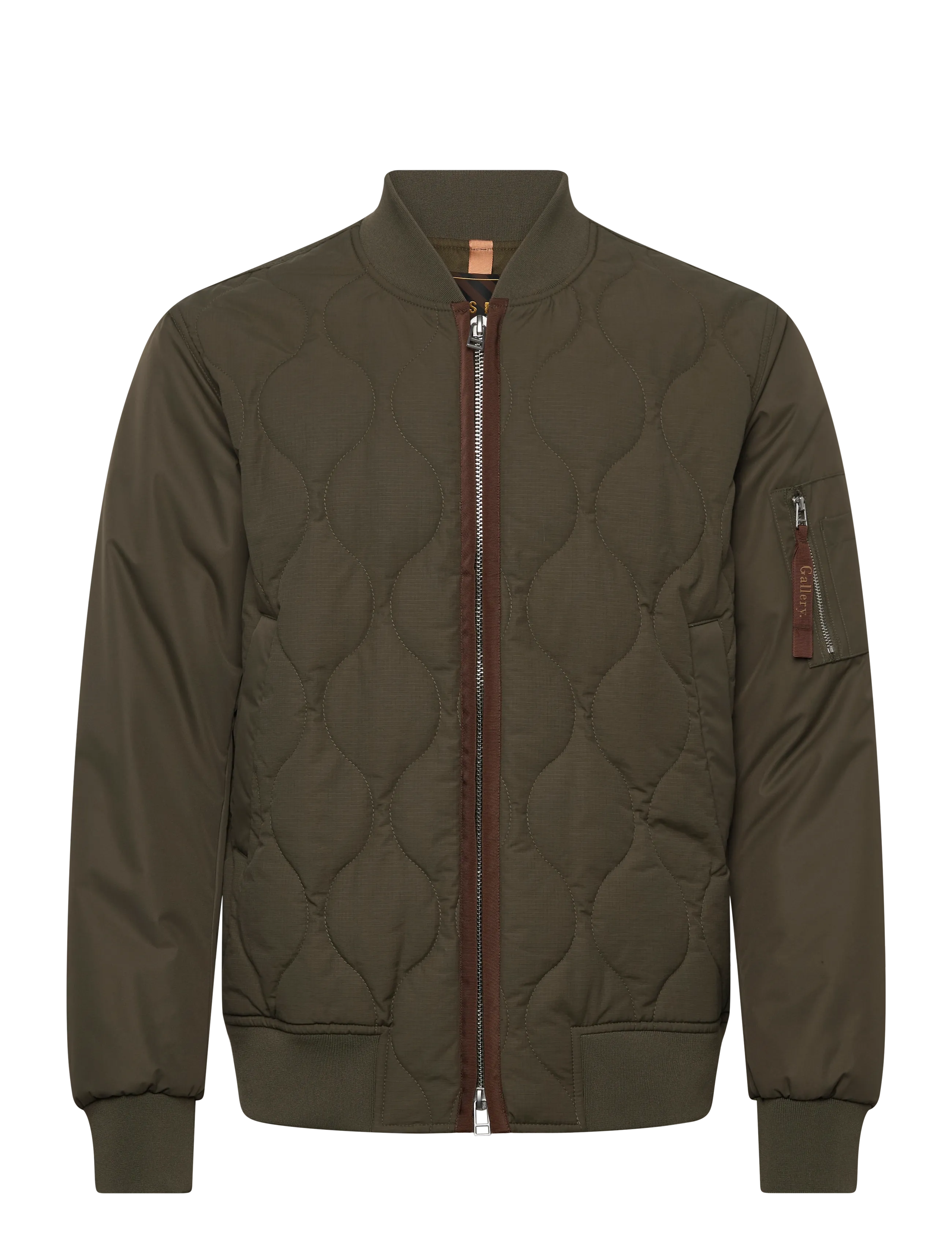 Mos Mosh Gallery MMGFred Bomber Jacket - Overtøj - GRAPE LEAF / khaki/green