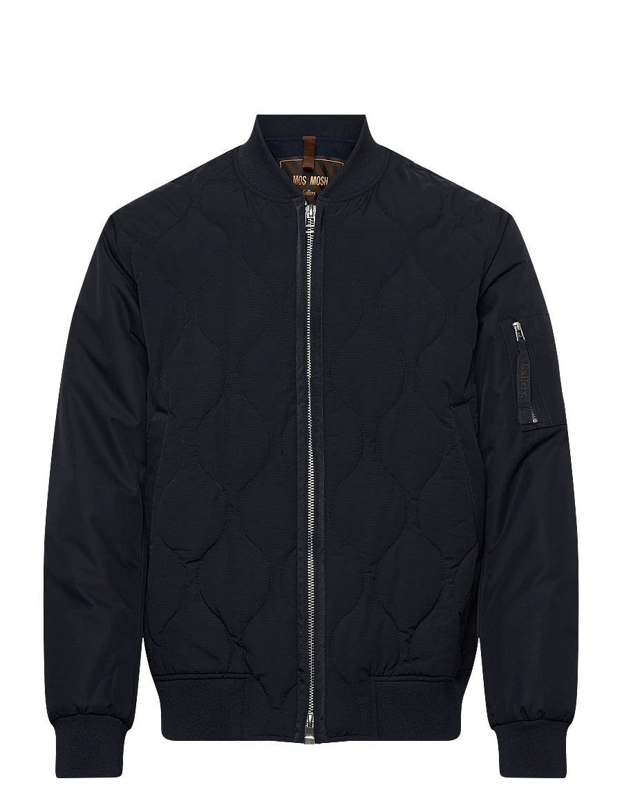 Mos Mosh Gallery - MMGFred Bomber Jacket - fall jackets - navy - 1