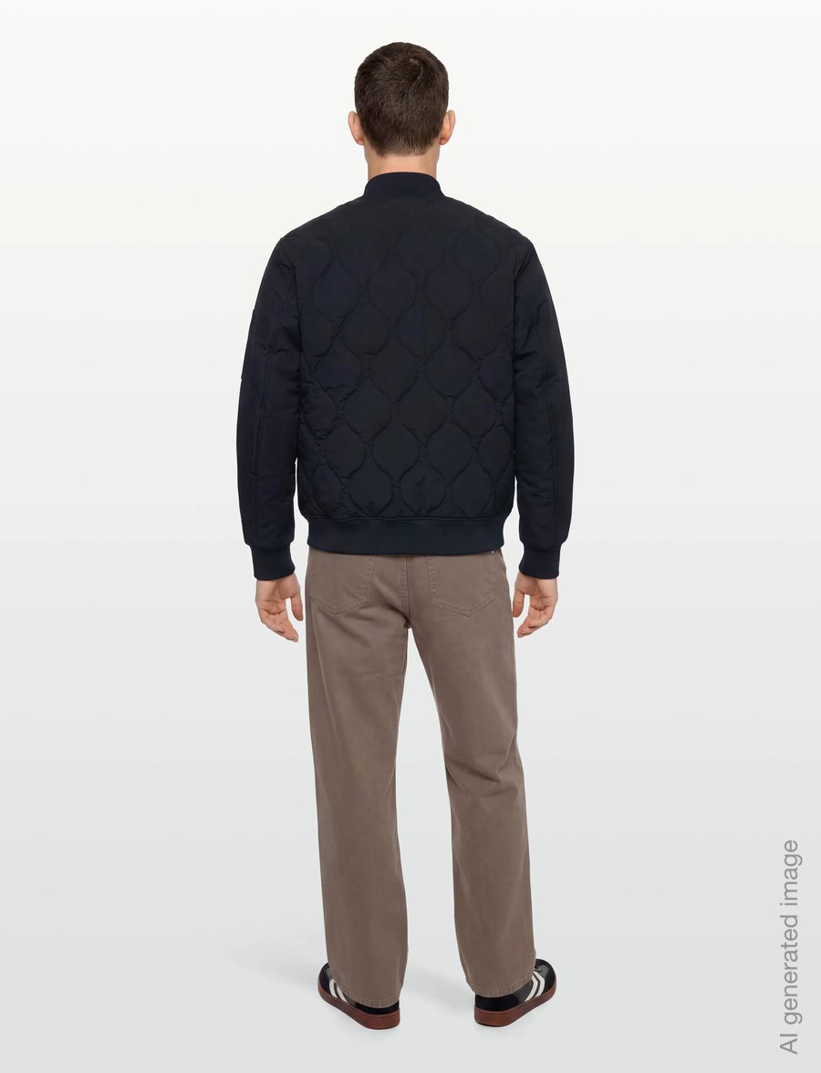 Mos Mosh Gallery - MMGFred Bomber Jacket - fall jackets - navy - 5
