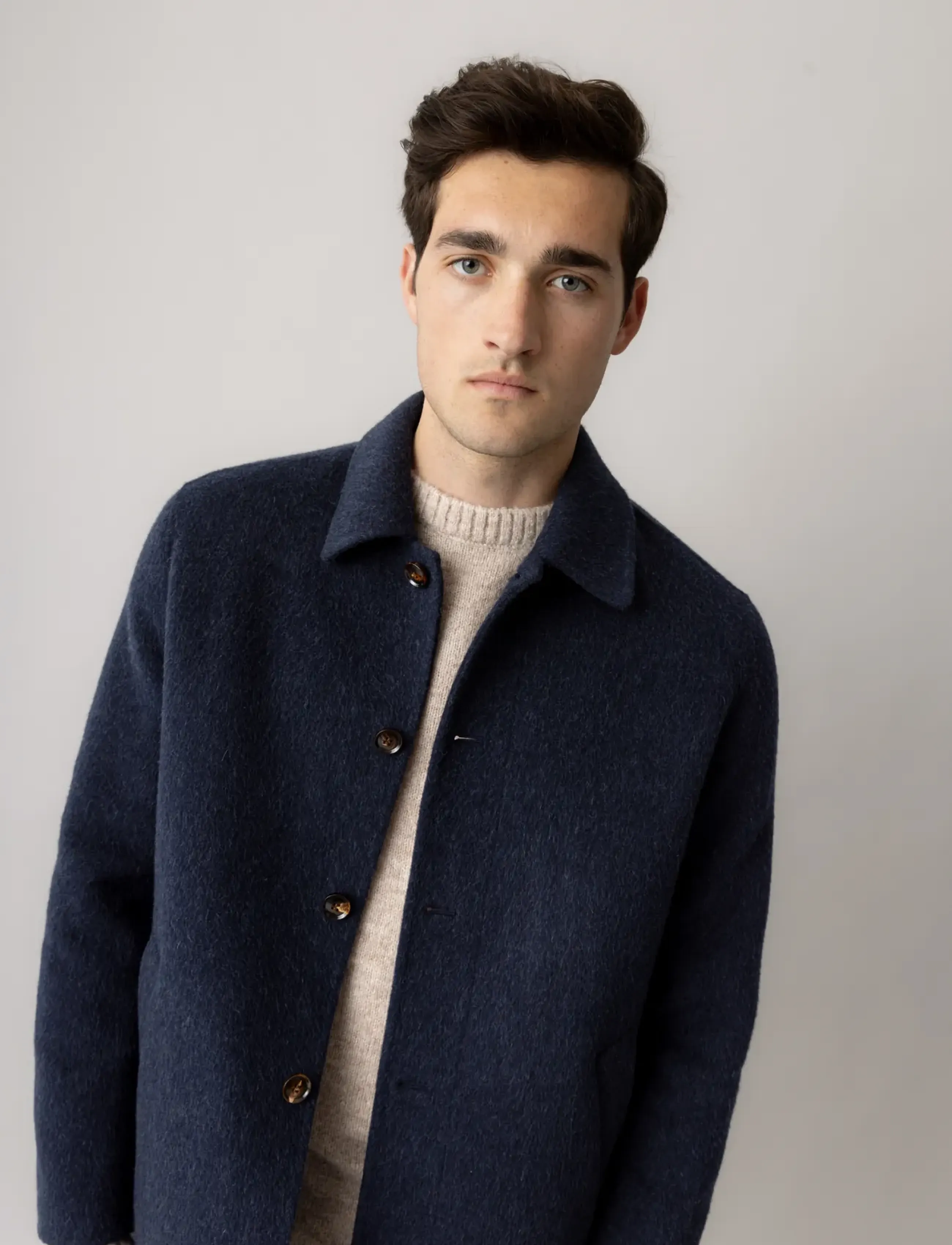 Mos Mosh Gallery MMGBarkley Wool Coat - Kleidung - SALUTE NAVY / navy
