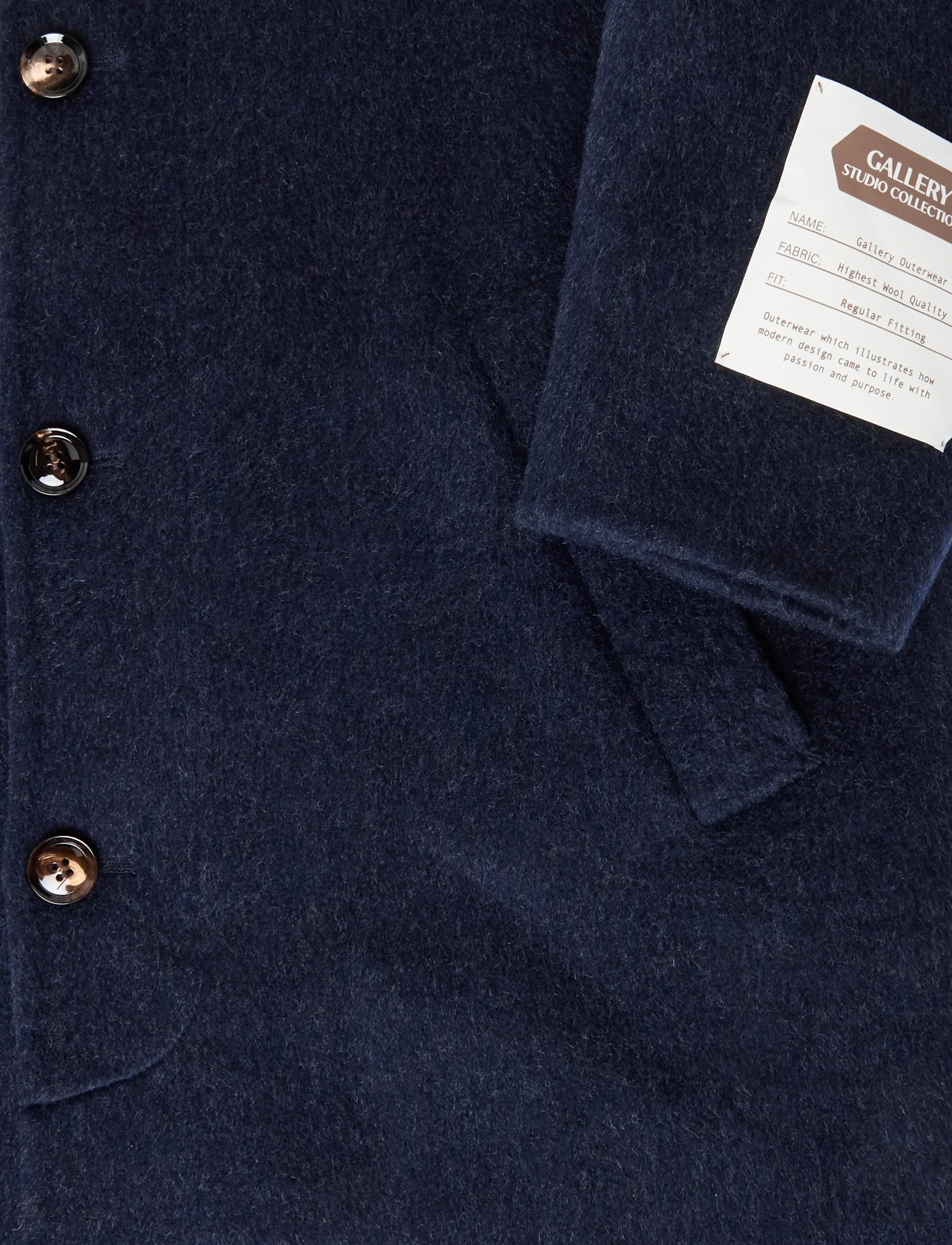 Mos Mosh Gallery - MMGBarkley Wool Coat - vinterjakker - salute navy - 3