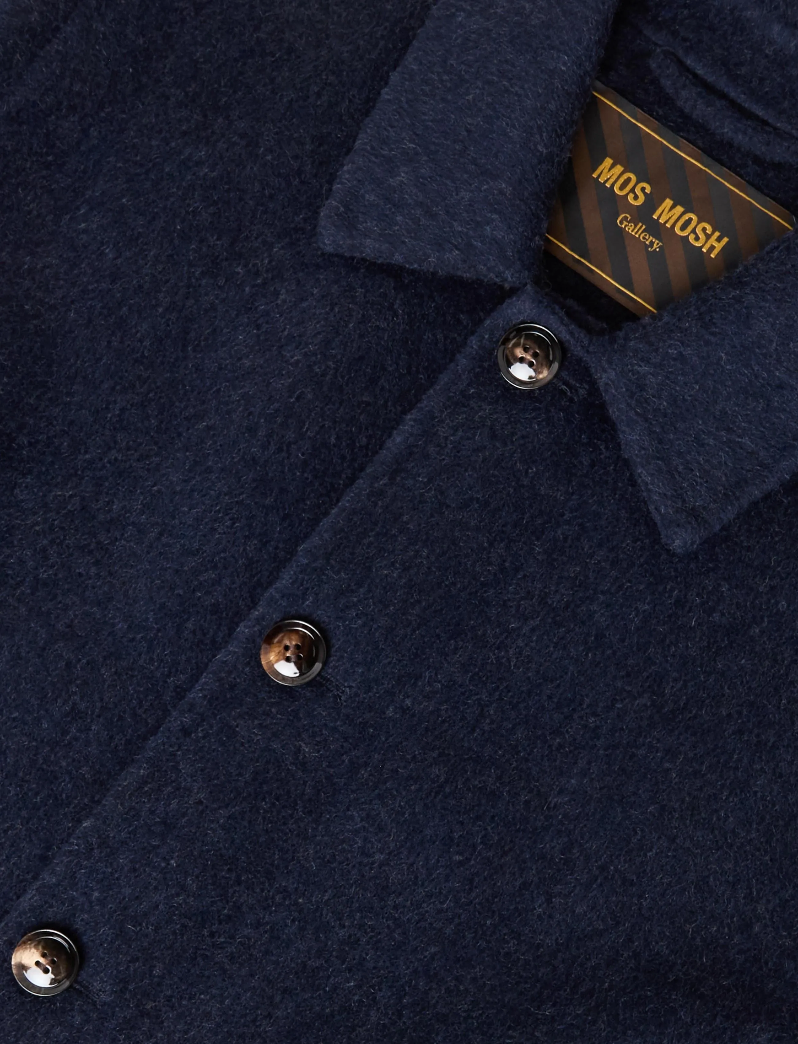Mos Mosh Gallery - MMGBarkley Wool Coat - vinterjakker - salute navy - 4