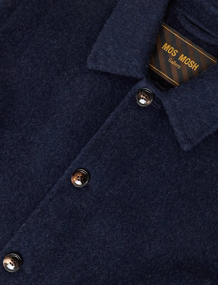 Mos Mosh Gallery - MMGBarkley Wool Coat - vinterjakker - salute navy - 4