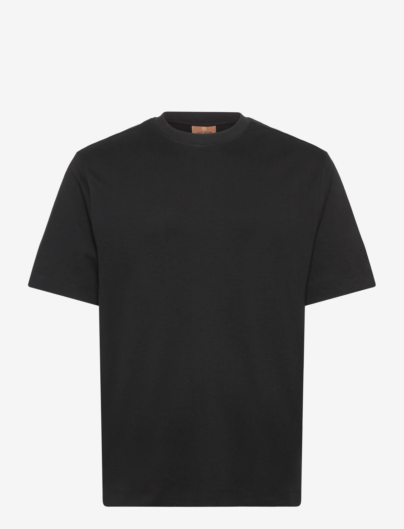 Mos Mosh Gallery - MMGDarren SS Tee - kortærmede t-shirts - black - 0