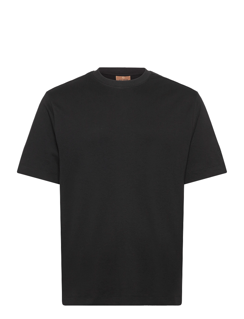Mos Mosh Gallery - MMGDarren SS Tee - kortærmede t-shirts - black - 0