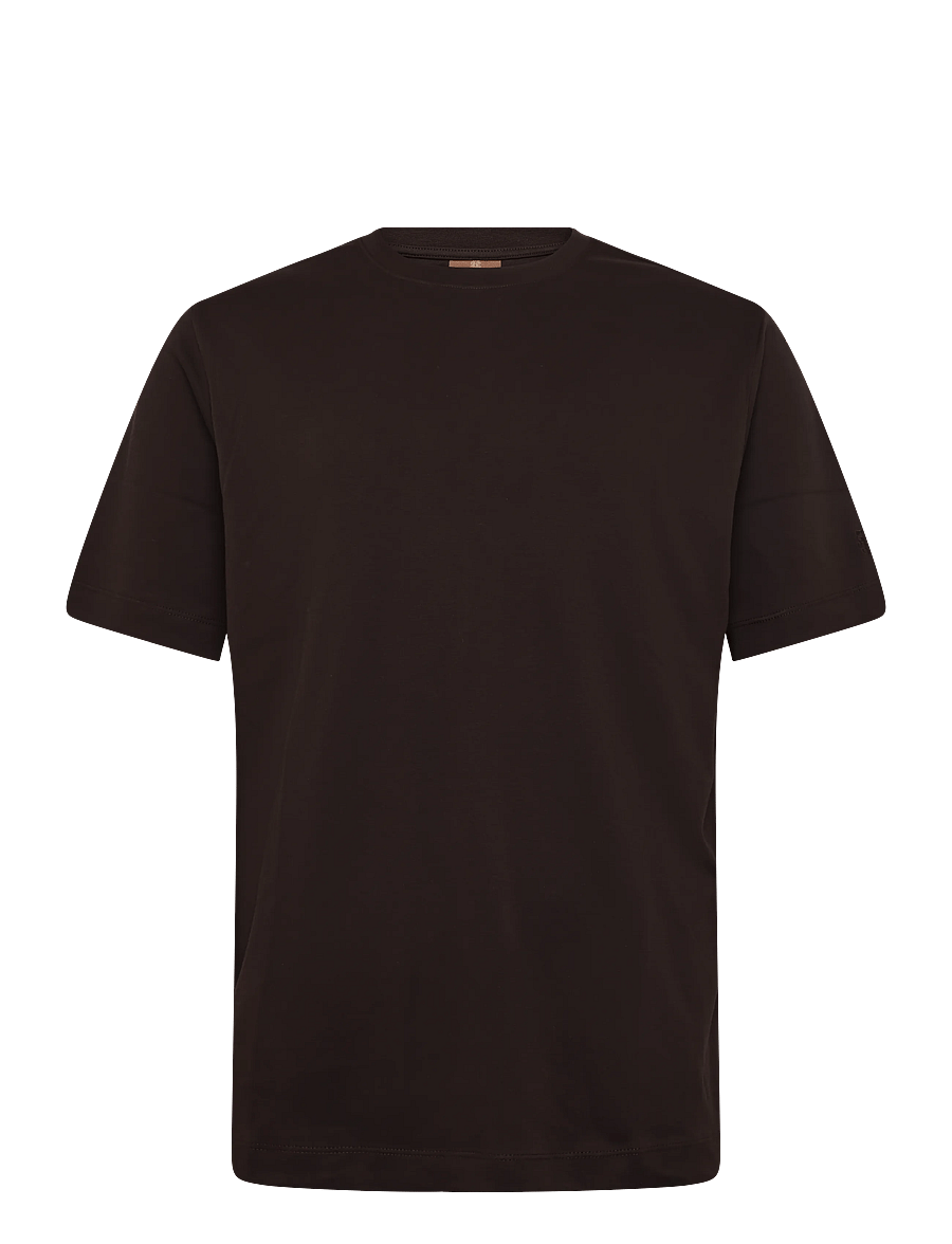 Mos Mosh Gallery - MMGDarren SS Tee - short-sleeved t-shirts - black coffee - 0