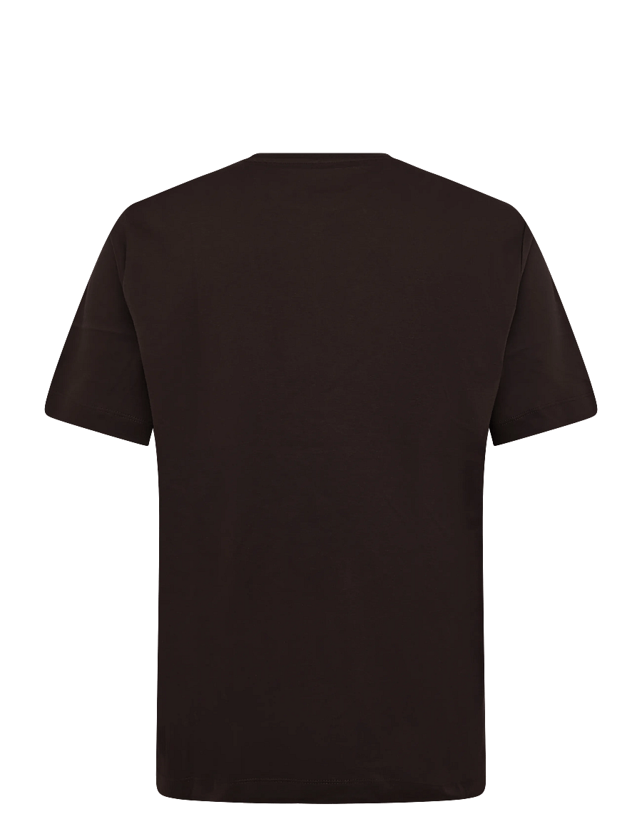 Mos Mosh Gallery - MMGDarren SS Tee - short-sleeved t-shirts - black coffee - 1