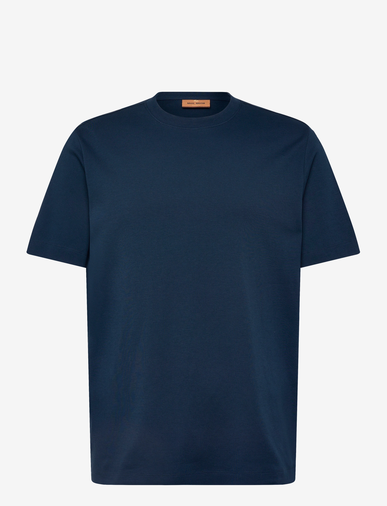 Mos Mosh Gallery - MMGDarren SS Tee - kortærmede t-shirts - estate blue - 0