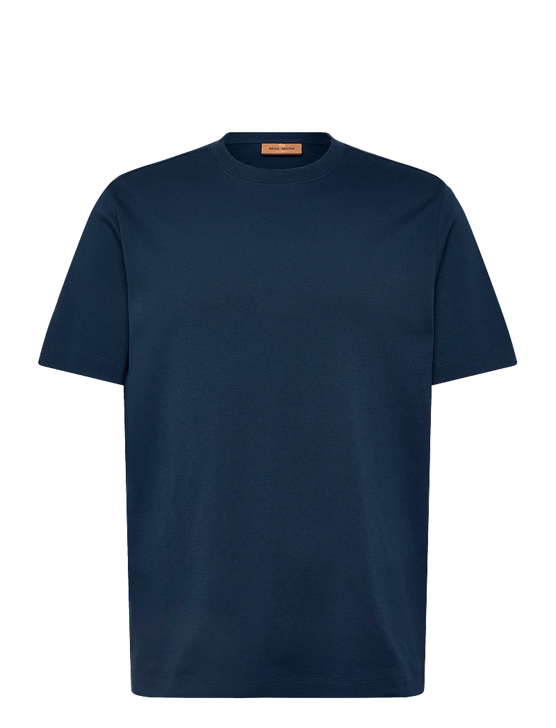 Mos Mosh Gallery - MMGDarren SS Tee - kortærmede t-shirts - estate blue - 0