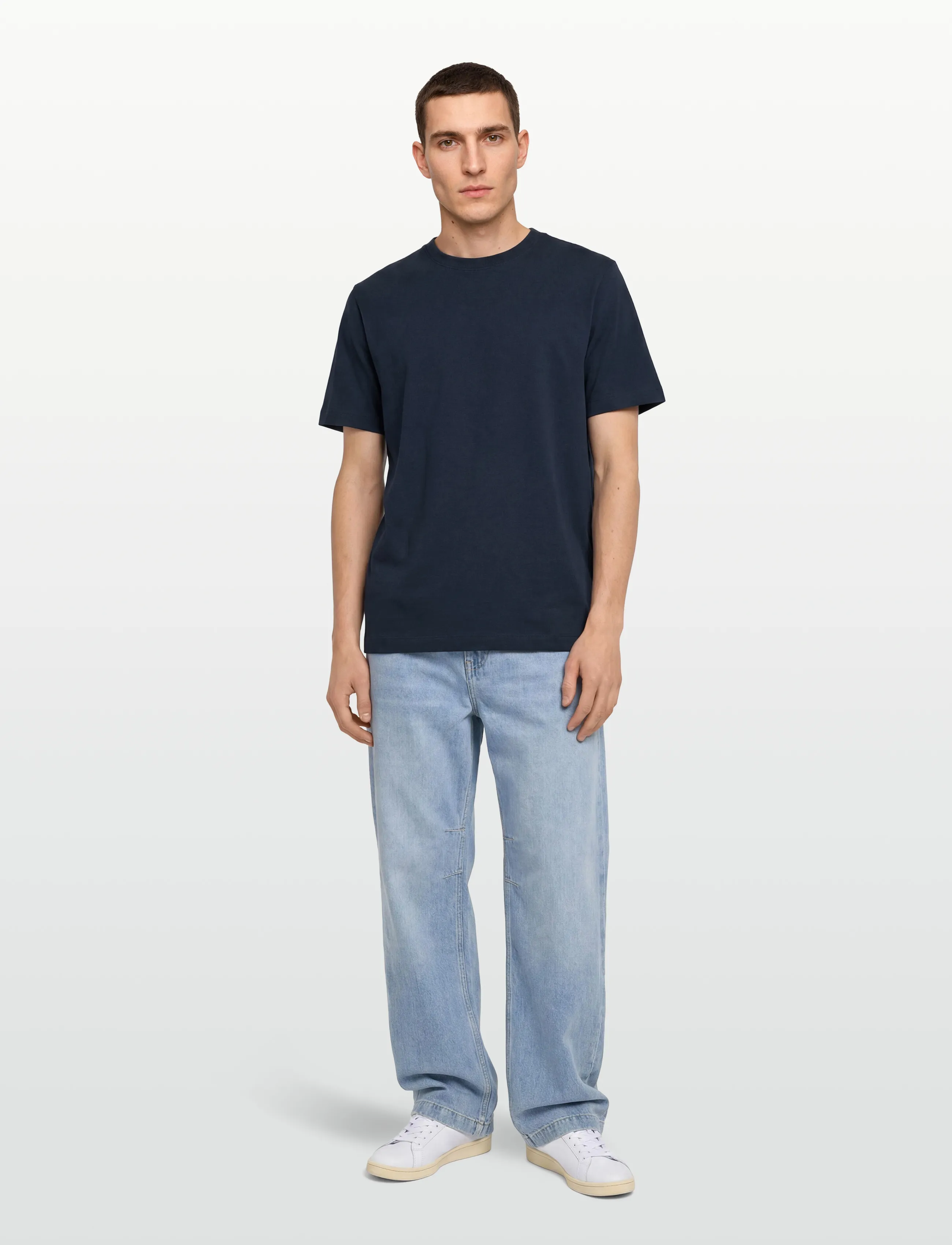 Mos Mosh Gallery MMGDarren SS Tee - T-Shirts - ESTATE BLUE / navy