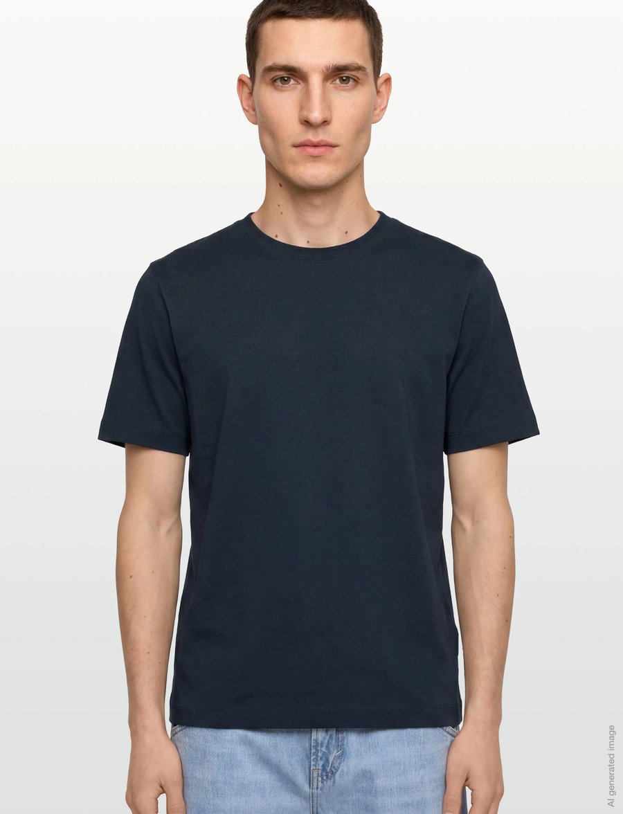 Mos Mosh Gallery - MMGDarren SS Tee - kortærmede t-shirts - estate blue - 3