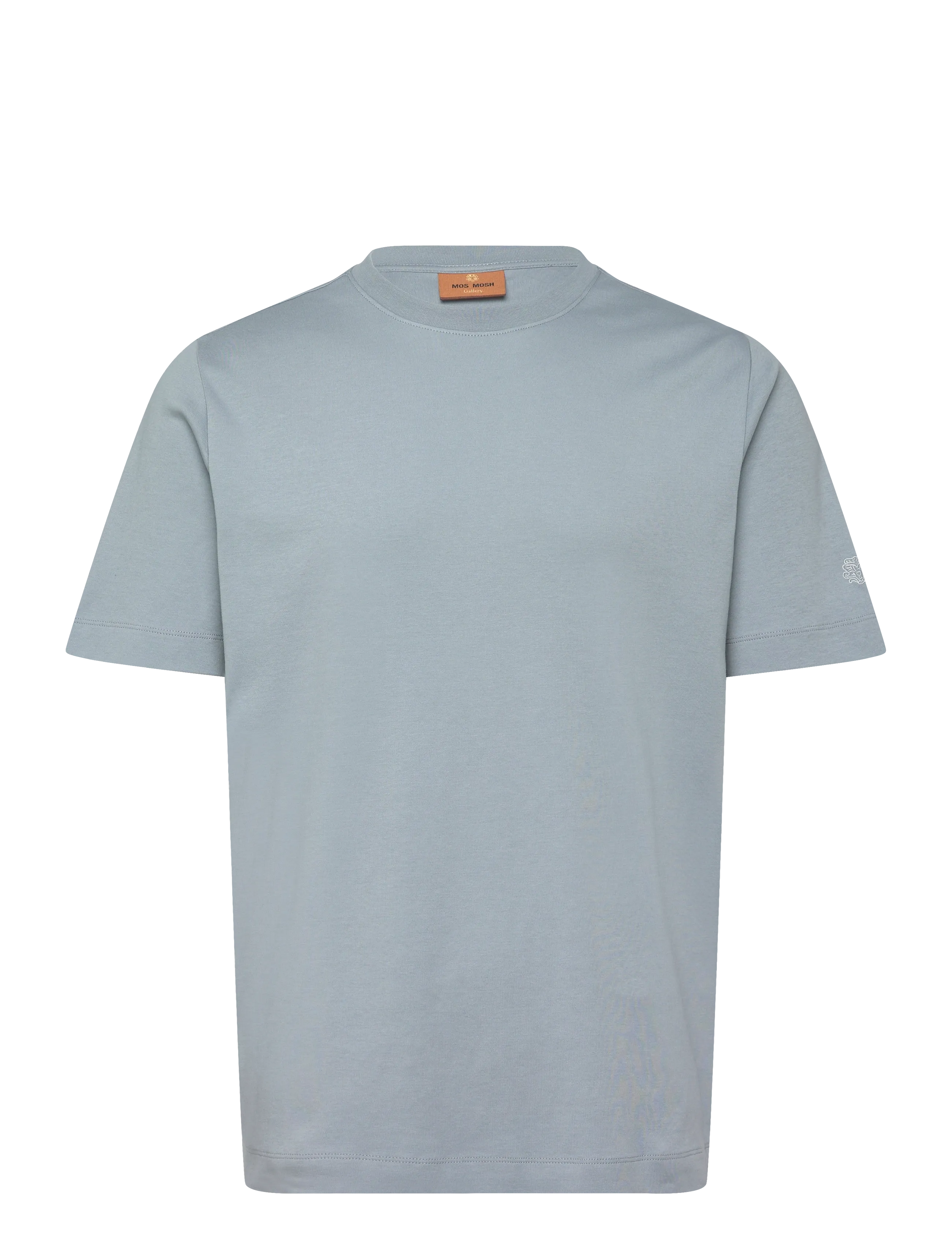 Mos Mosh Gallery MMGDarren SS Tee - T-särgid - FLINT STONE / grey