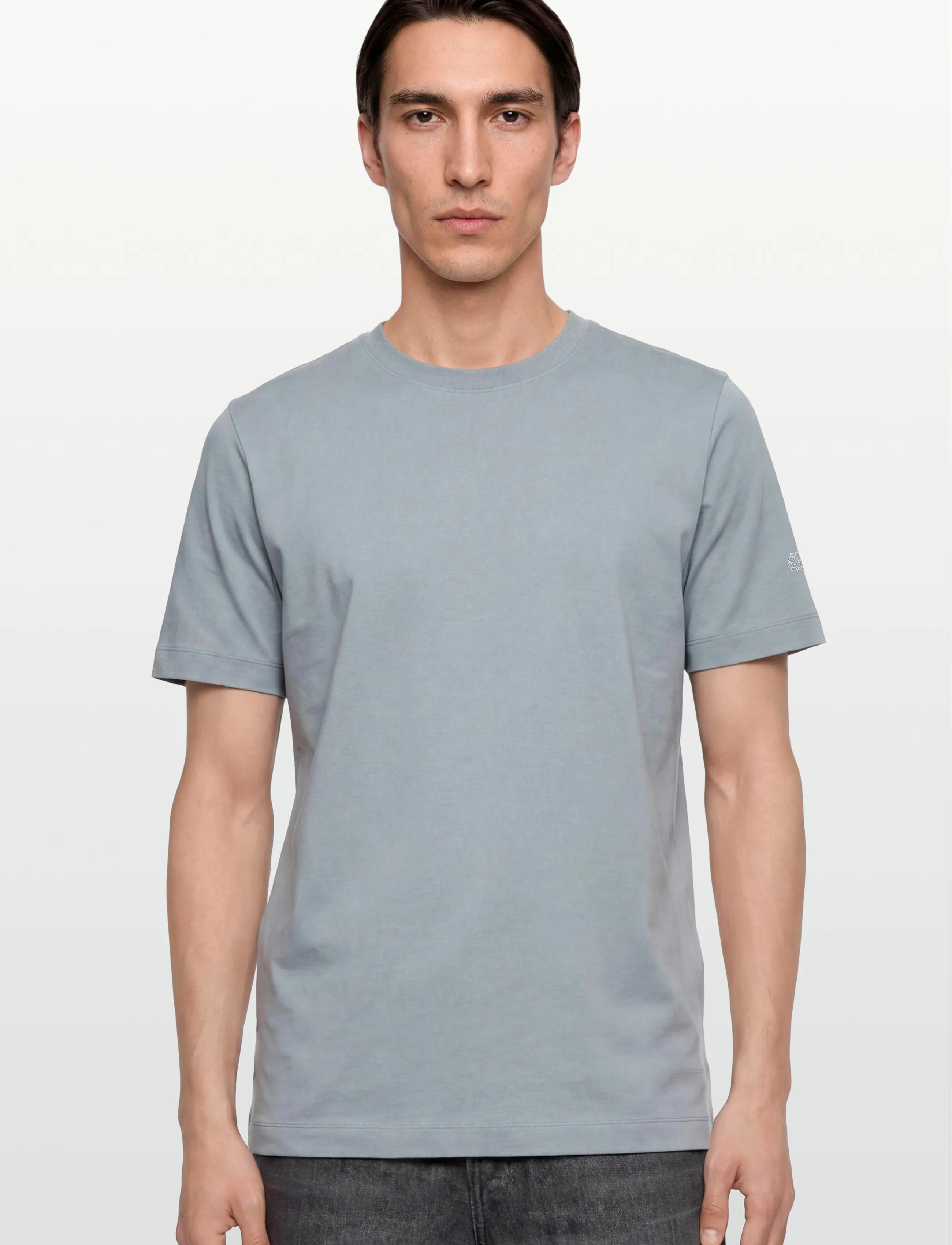 Mos Mosh Gallery - MMGDarren SS Tee - short-sleeved t-shirts - flint stone - 3