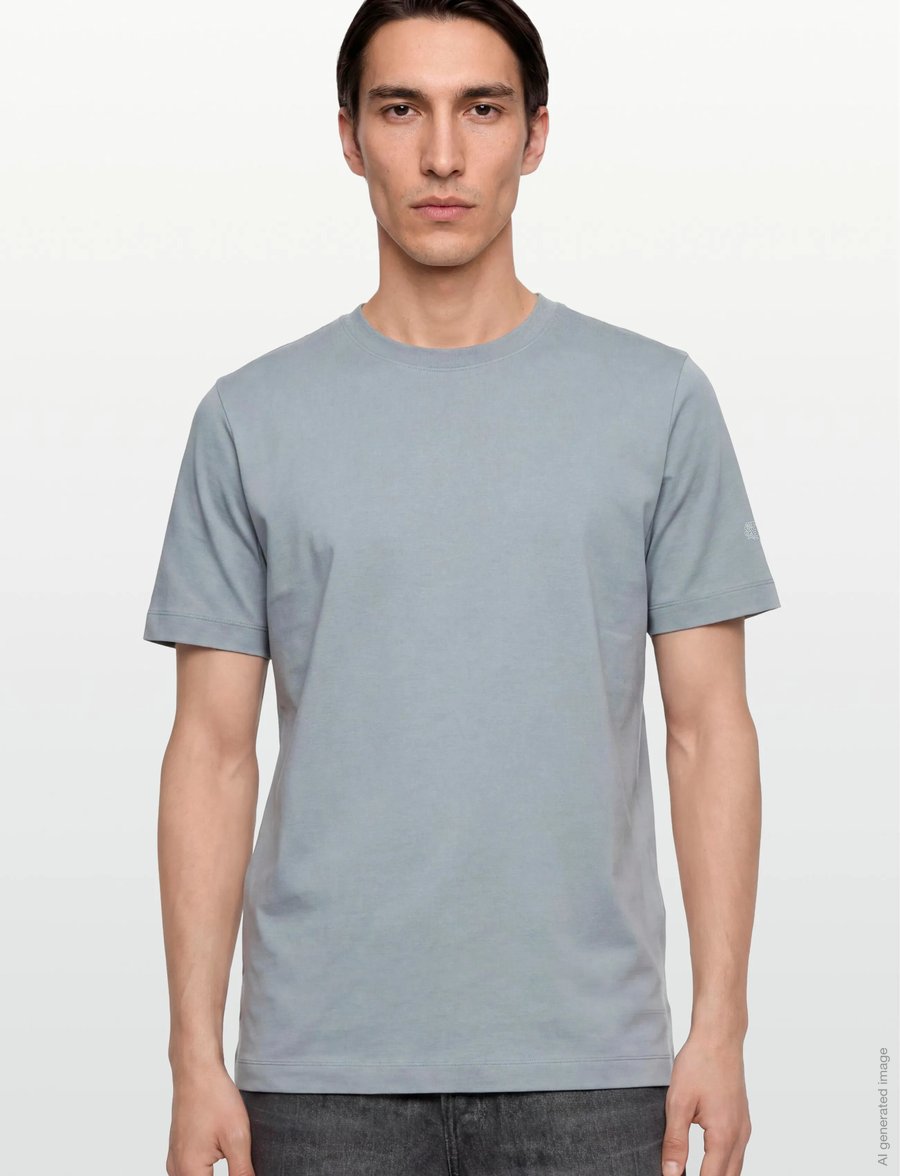 Mos Mosh Gallery - MMGDarren SS Tee - kortärmade t-shirts - flint stone - 3