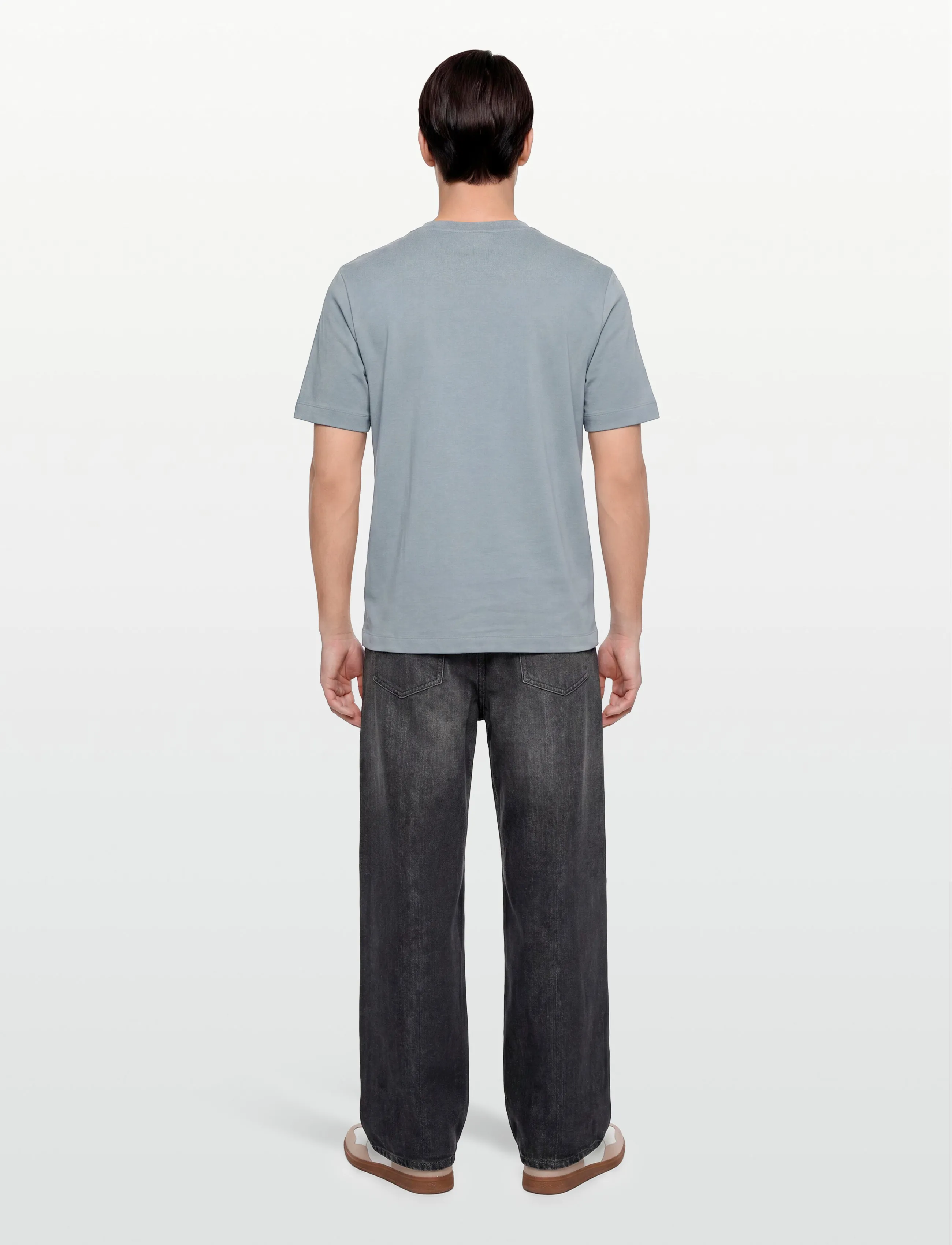 Mos Mosh Gallery - MMGDarren SS Tee - short-sleeved t-shirts - flint stone - 4
