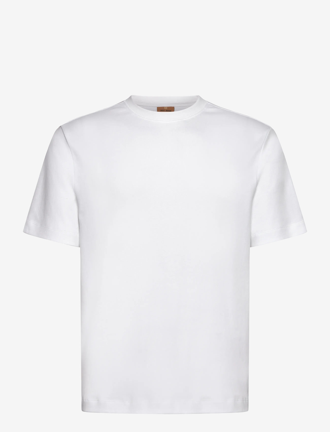 Mos Mosh Gallery - MMGDarren SS Tee - kortærmede t-shirts - white - 0