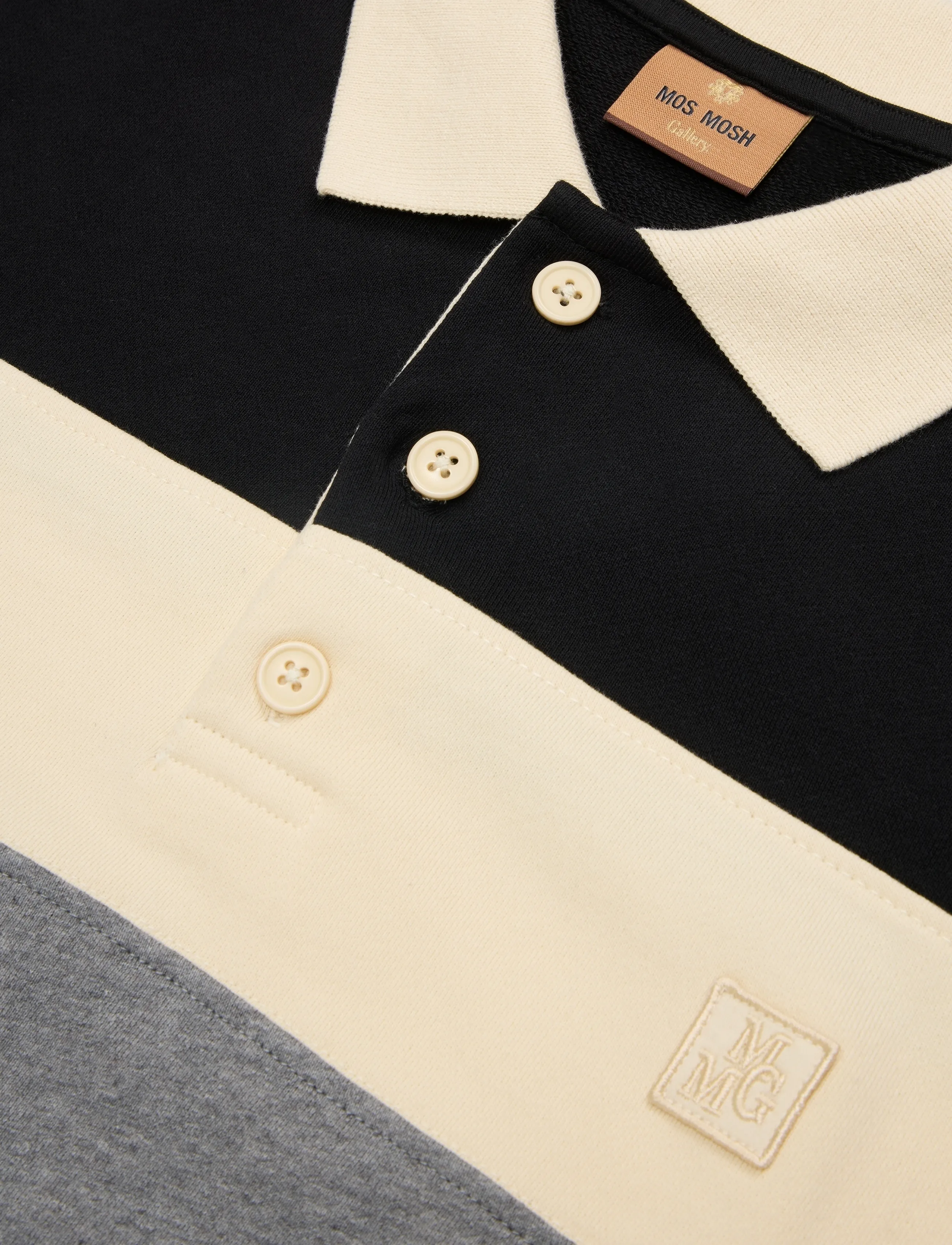 Mos Mosh Gallery - MMGGraham Polo Sweat - black - 2