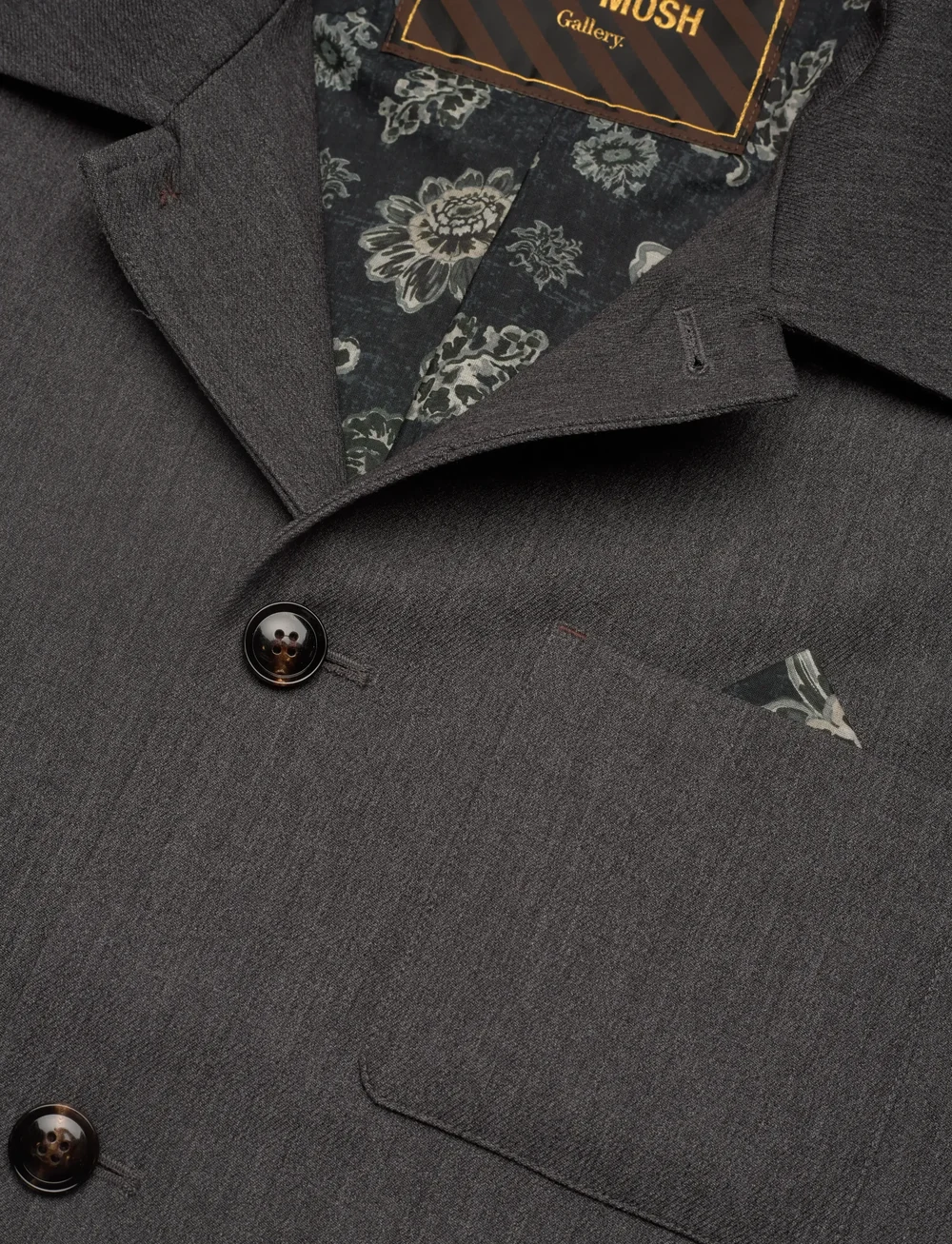 Mos Mosh Gallery - MMGConor Twill Jacket - herfstjassen - grey melange - 2