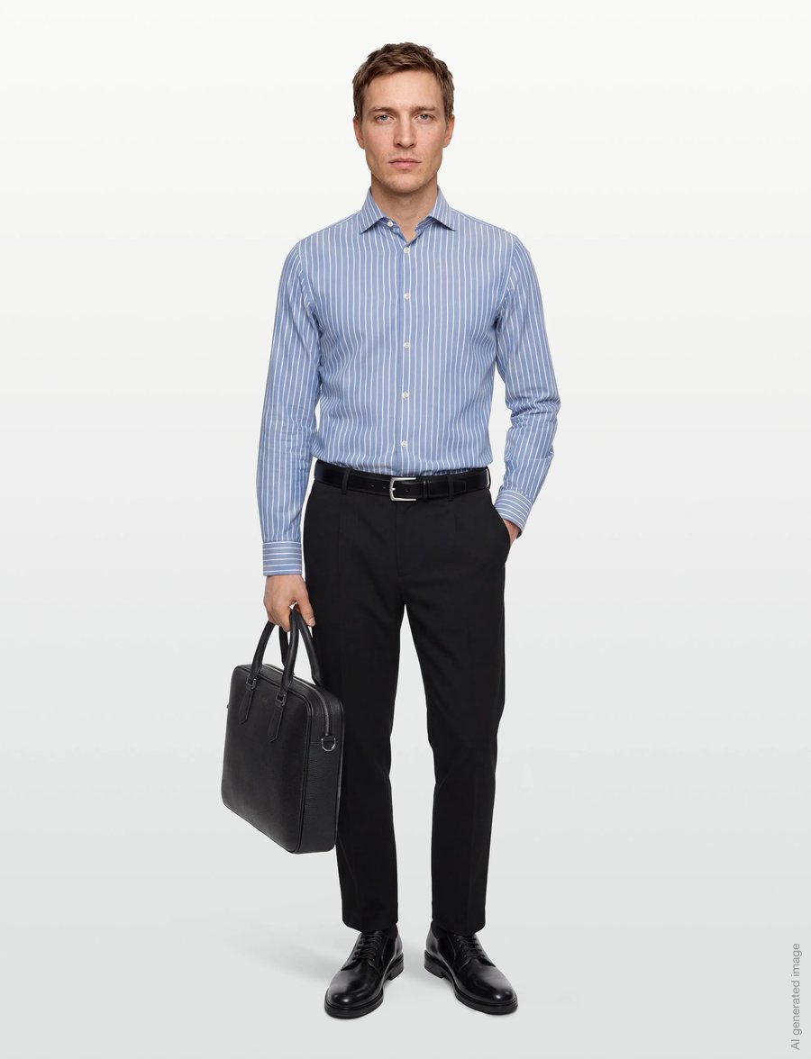 Mos Mosh Gallery - MMGConor Twill Pant - vabaajapüksid - black - 0